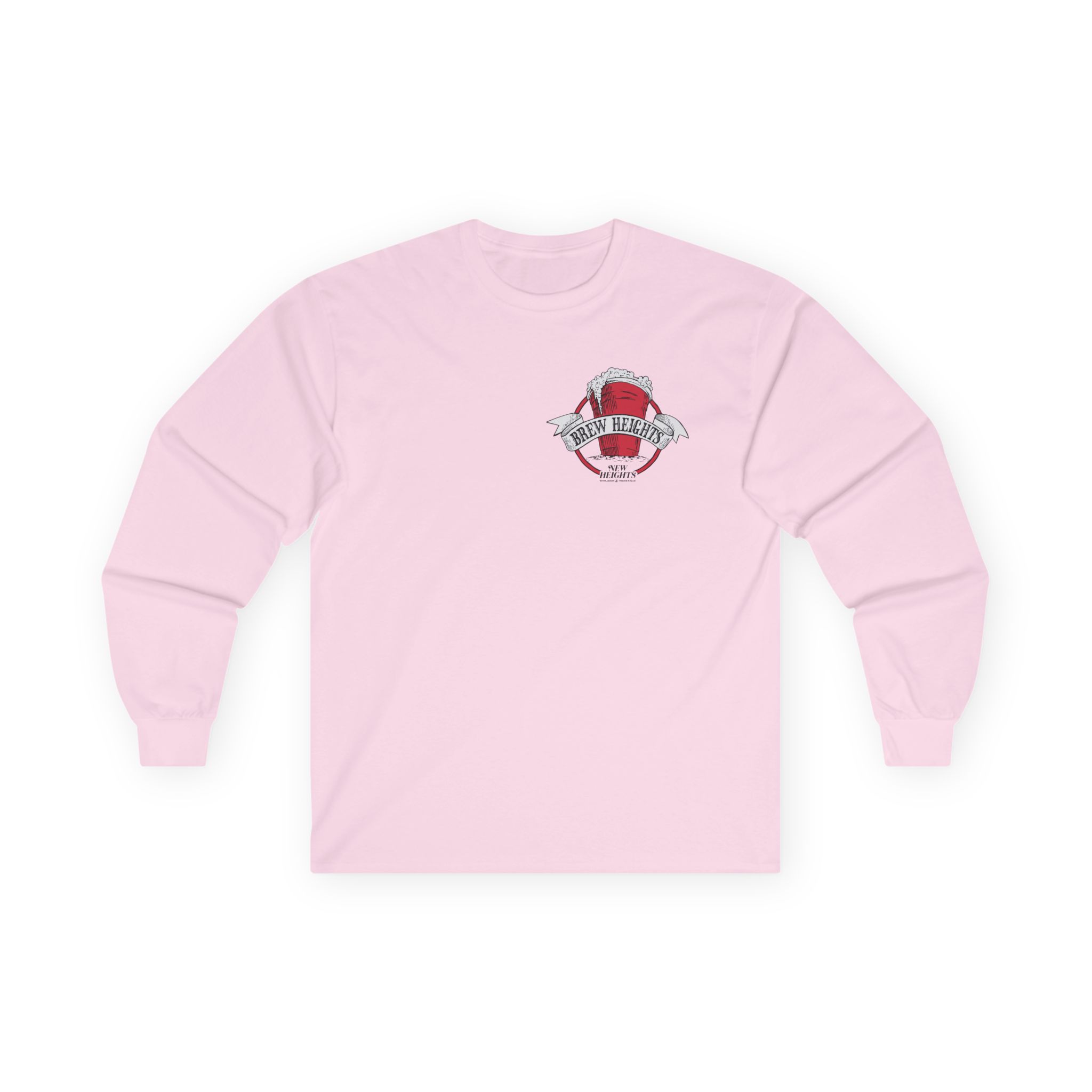 New Heights Brew Heights Left Chest Unisex Ultra Cotton Long Sleeve Tee - Image 13