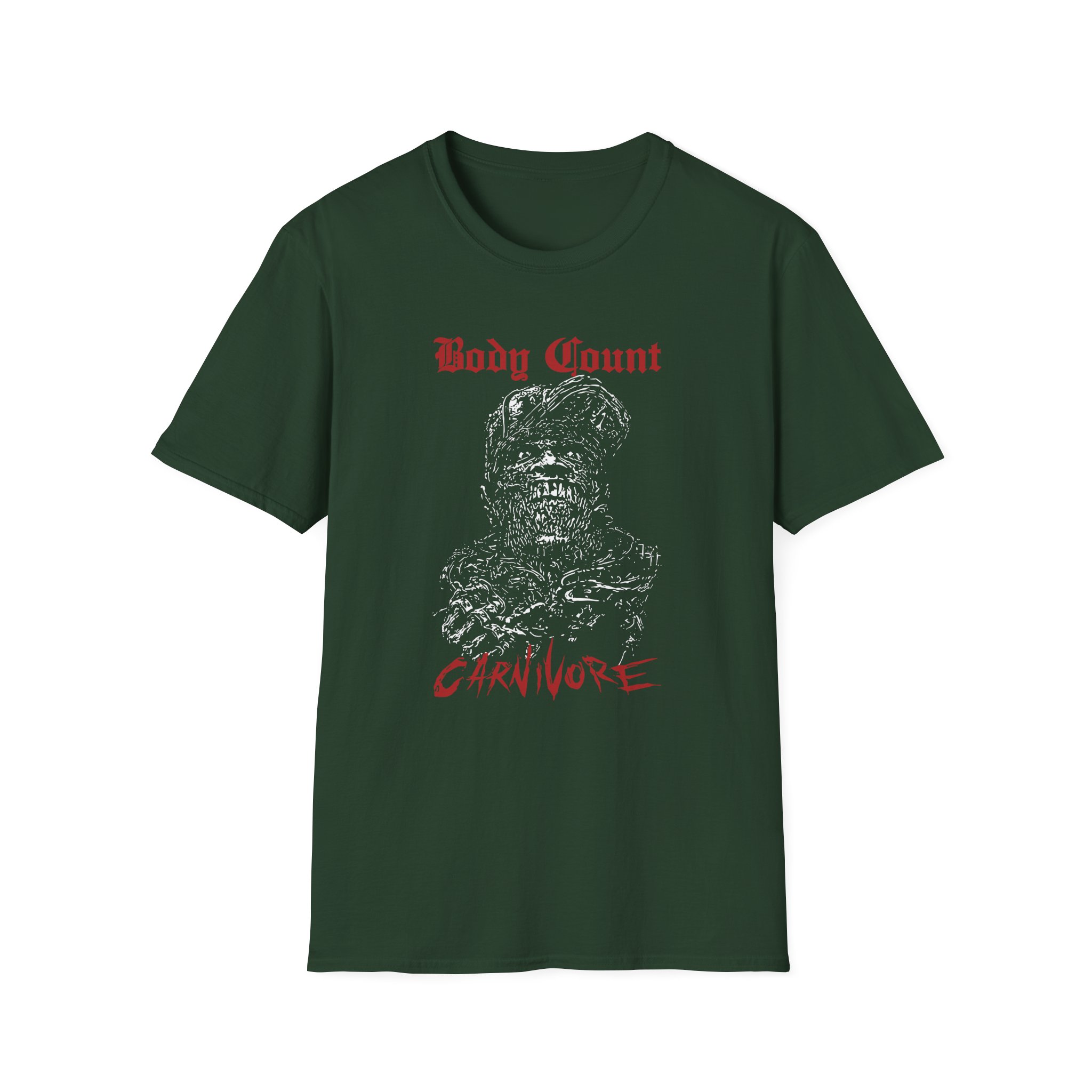 Body Count Carnivore Album Ice Unisex Softstyle T-Shirt - Image 5