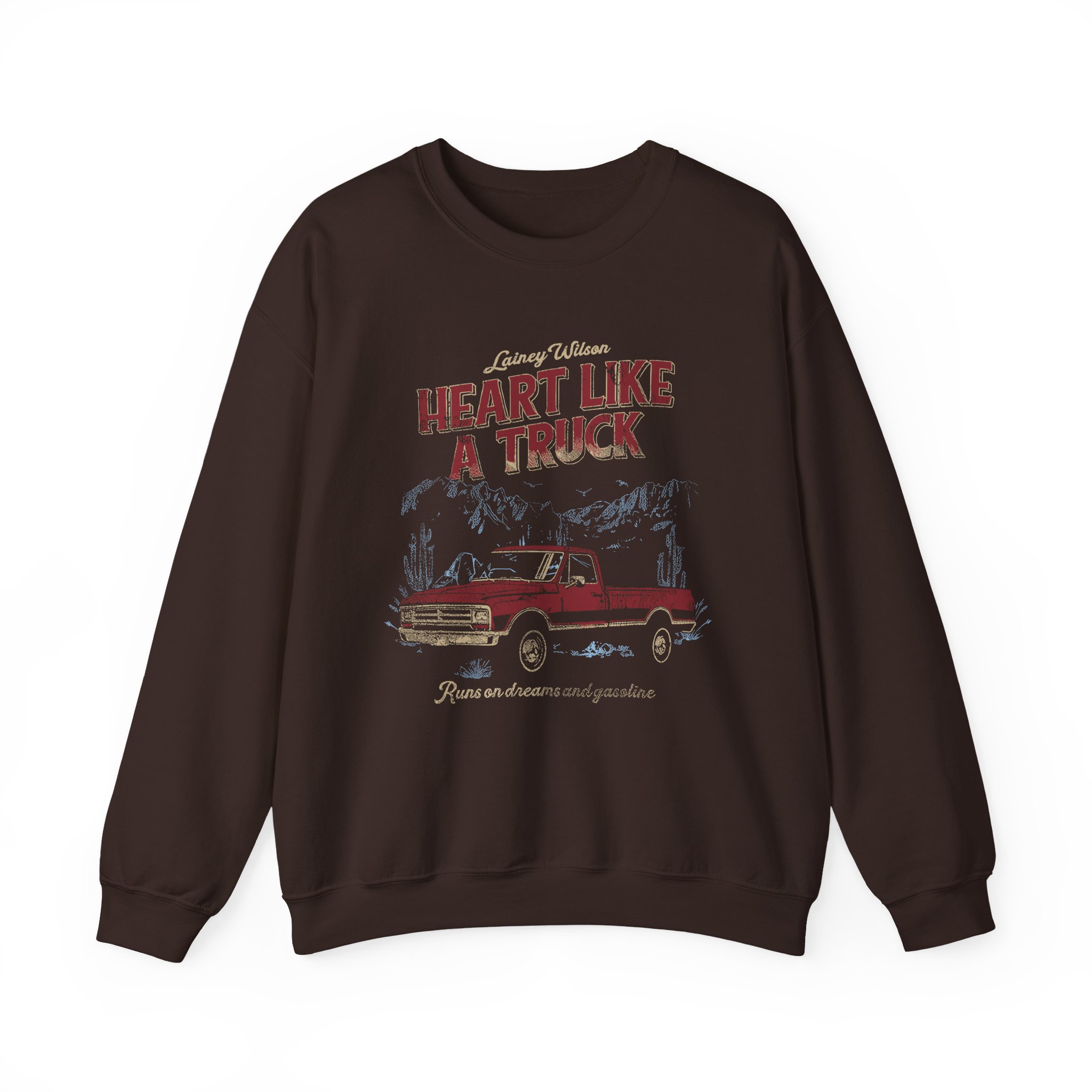 Lainey Wilson Heart Like a Truck Unisex Heavy Blend™ Crewneck Sweatshirt - Image 5