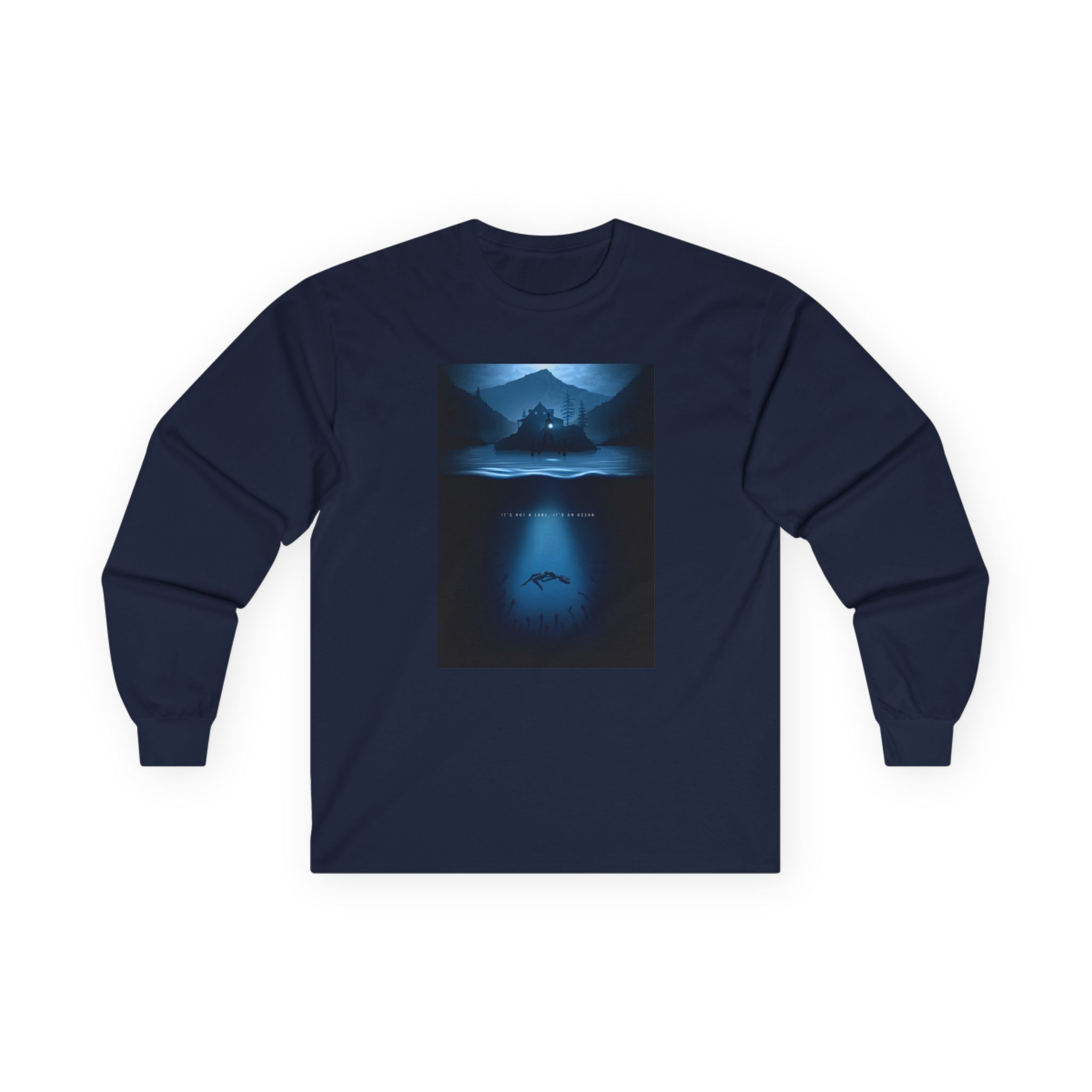 Alan Wake It’s not a lake it’s an ocean Unisex Ultra Cotton Long Sleeve Tee - Image 15