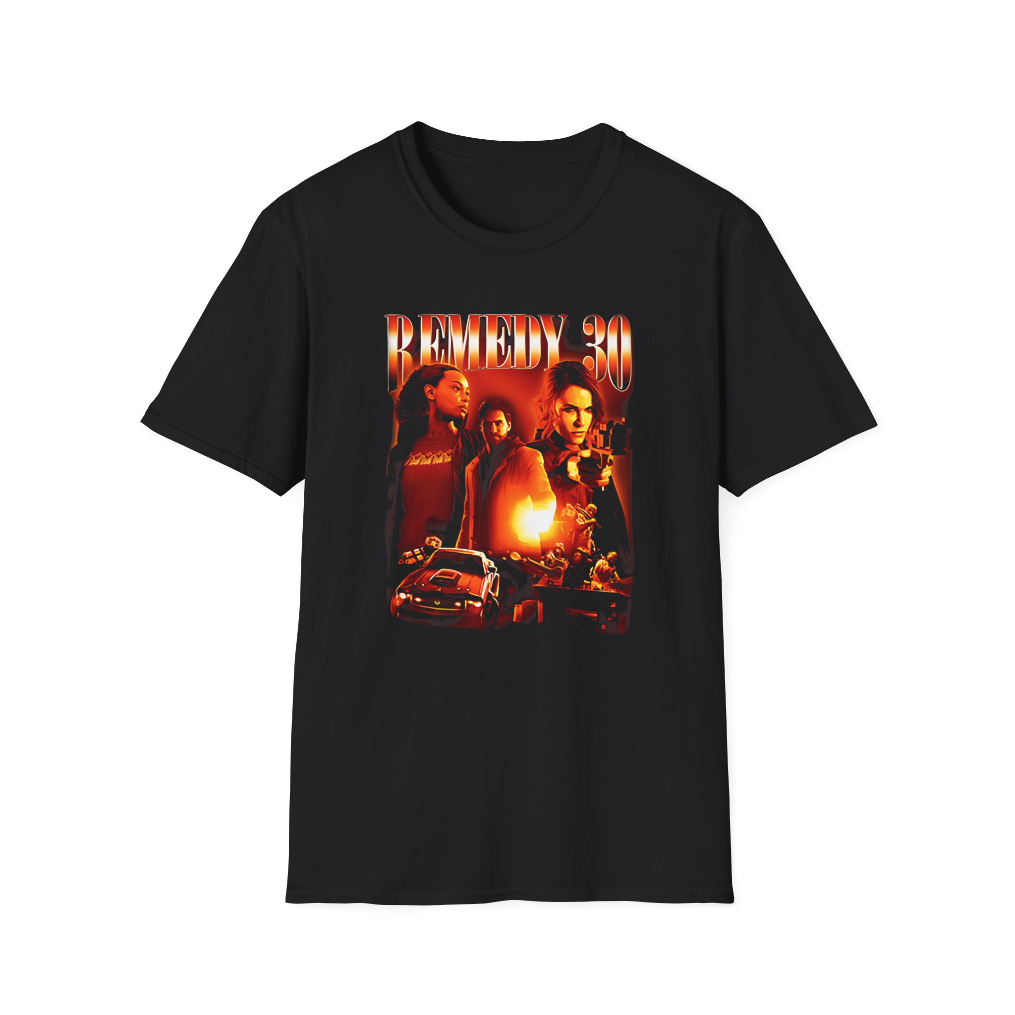 Alan Wake Remedy 30 Unisex Softstyle T-Shirt