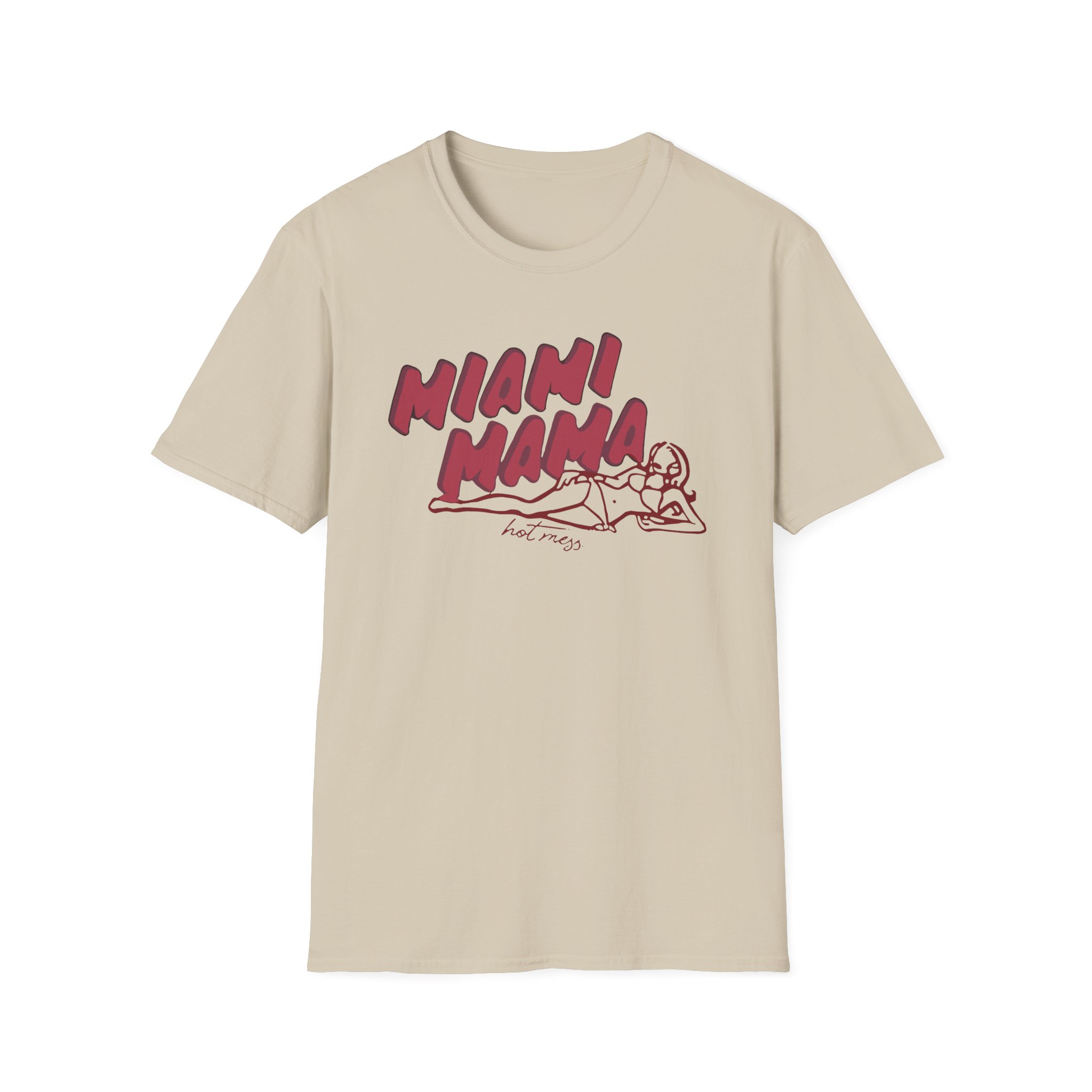 Alix Earle Miami Mama Unisex Softstyle T-Shirt - Image 3