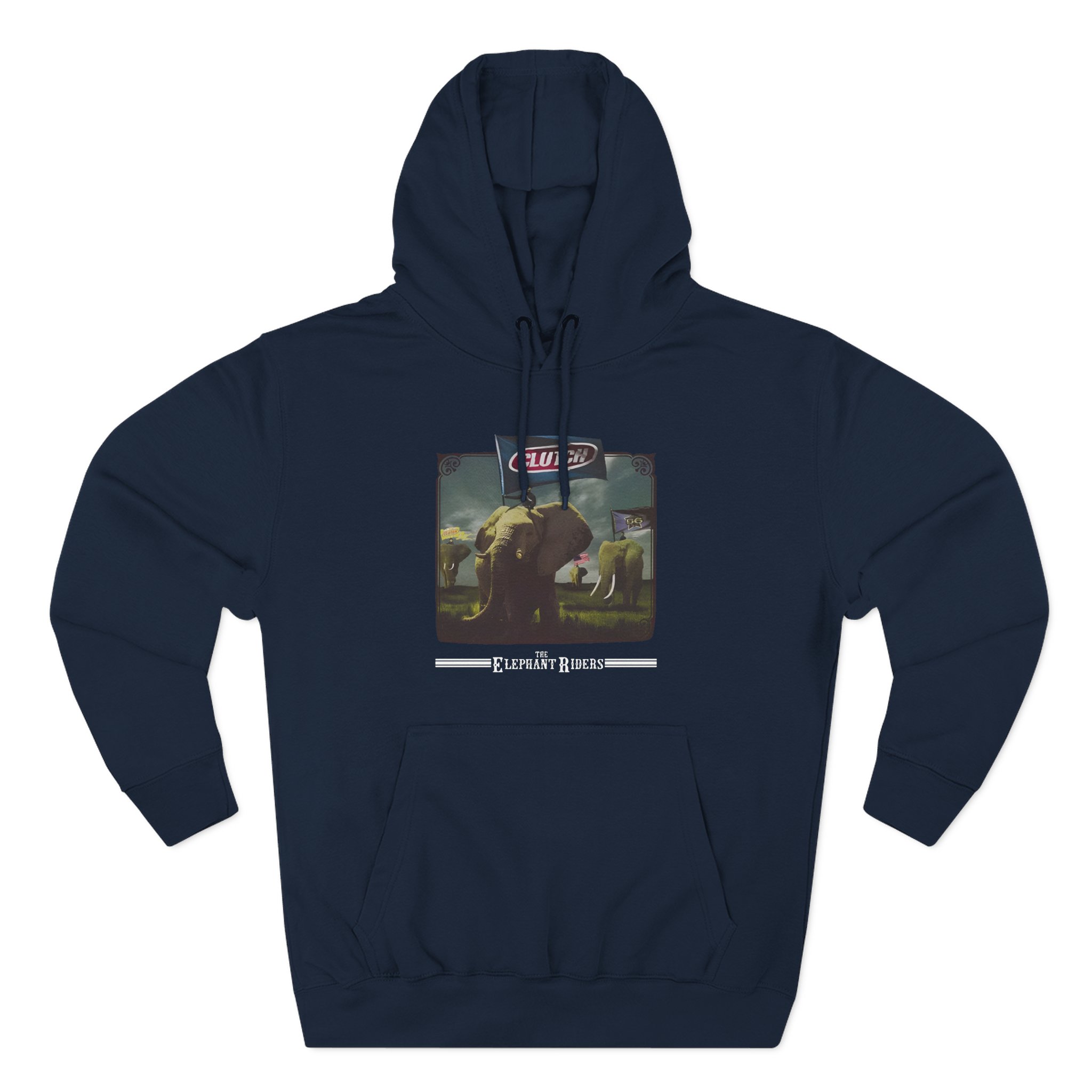 Clutch Elephant Riders Three-Panel Fleece Hoodie - Image 11