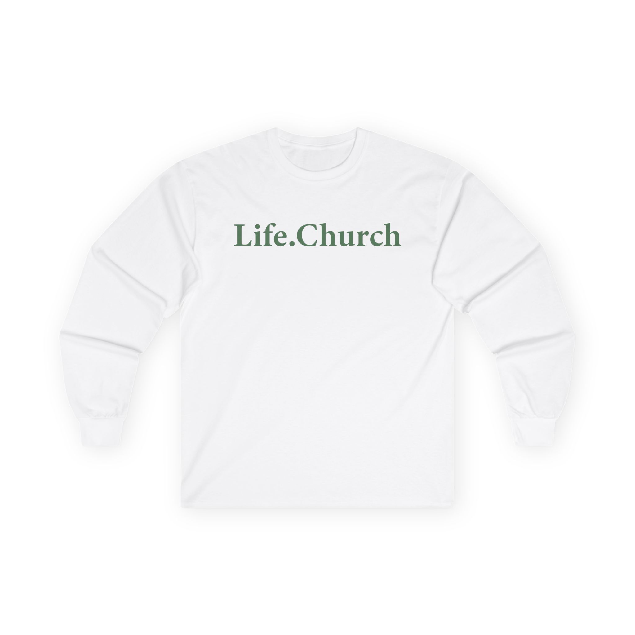 Life Church Two-tone Heavyweight Unisex Ultra Cotton Long Sleeve Tee