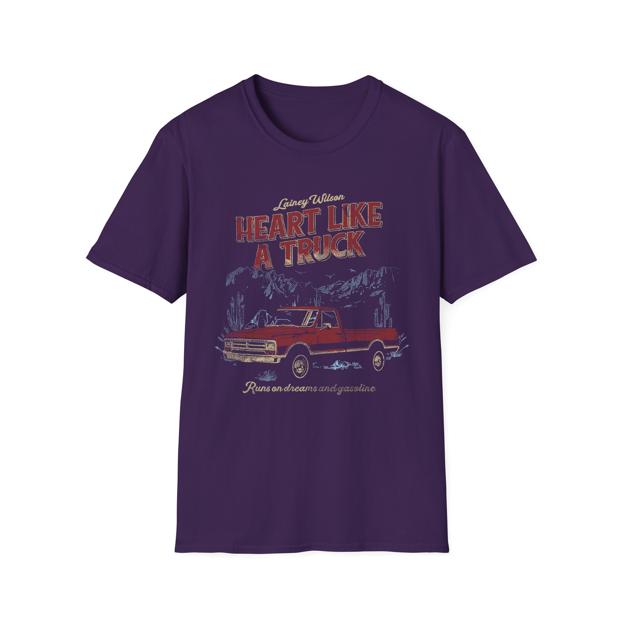 Lainey Wilson Heart Like a Truck Unisex Softstyle T-Shirt - Image 11