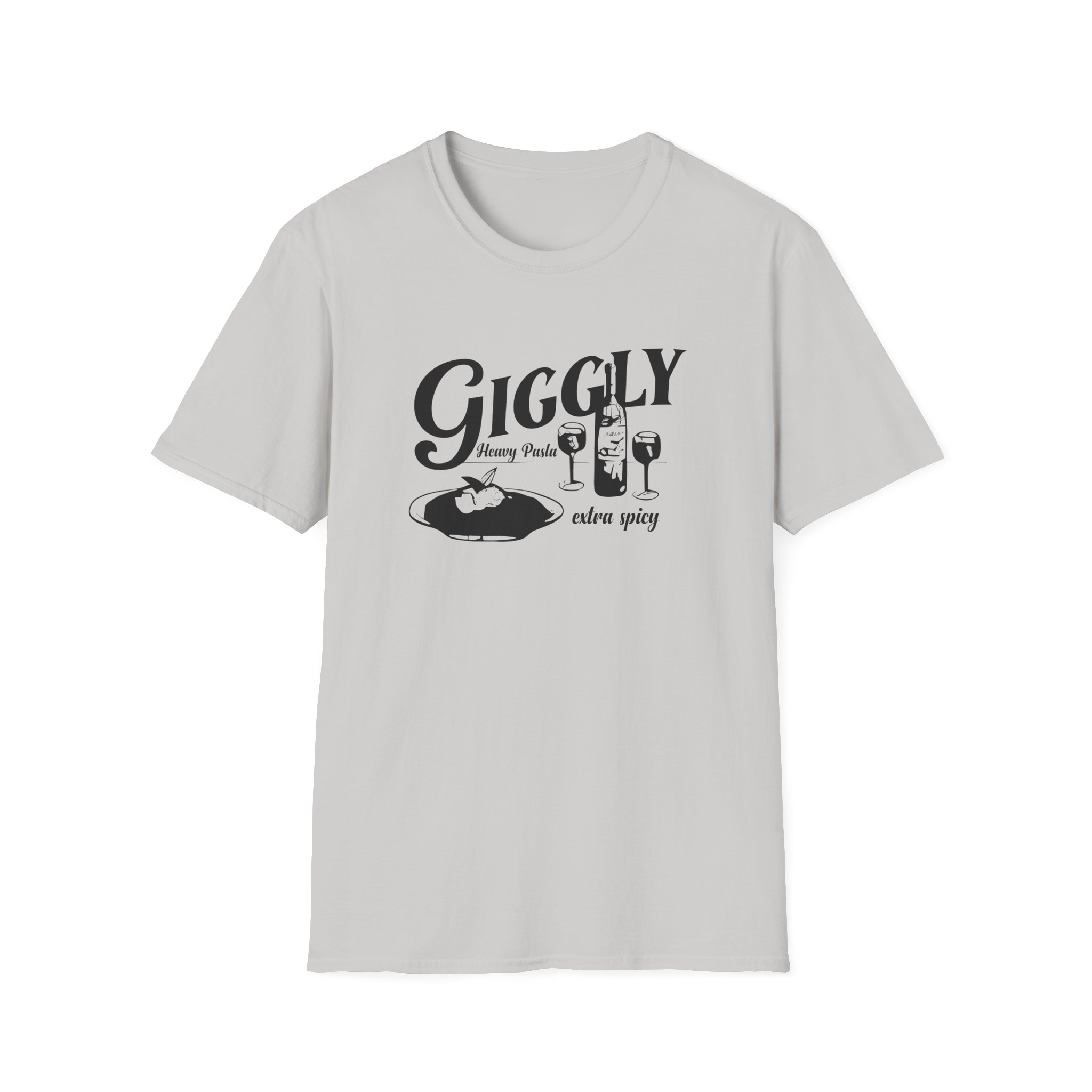 Giggly Squad Heavy Pasta Unisex Softstyle T-Shirt - Image 5