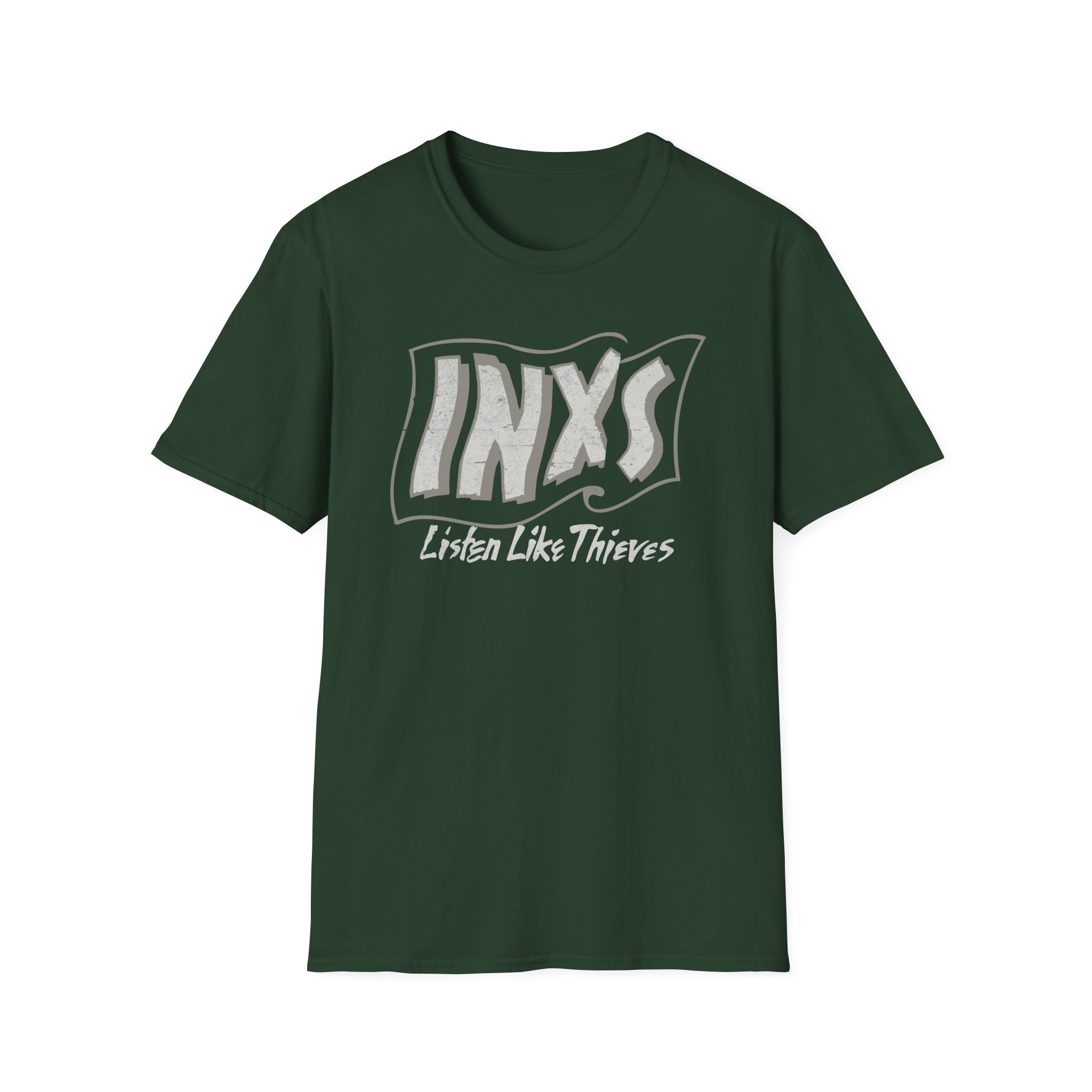 Inxs Listen Like Thieves Unisex Softstyle T-Shirt - Image 5