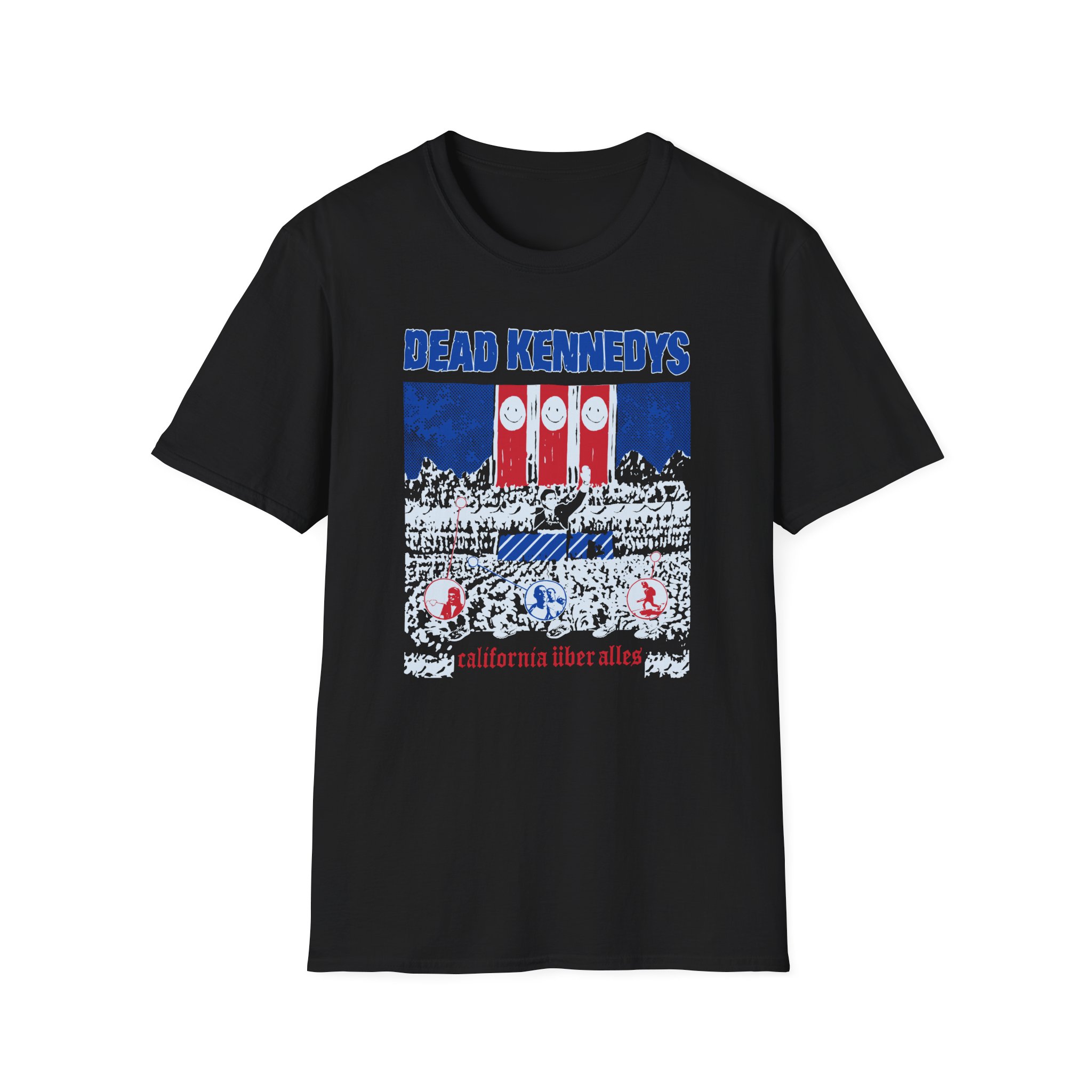 Dead Kennedys California Uber Alles Unisex Softstyle T-Shirt