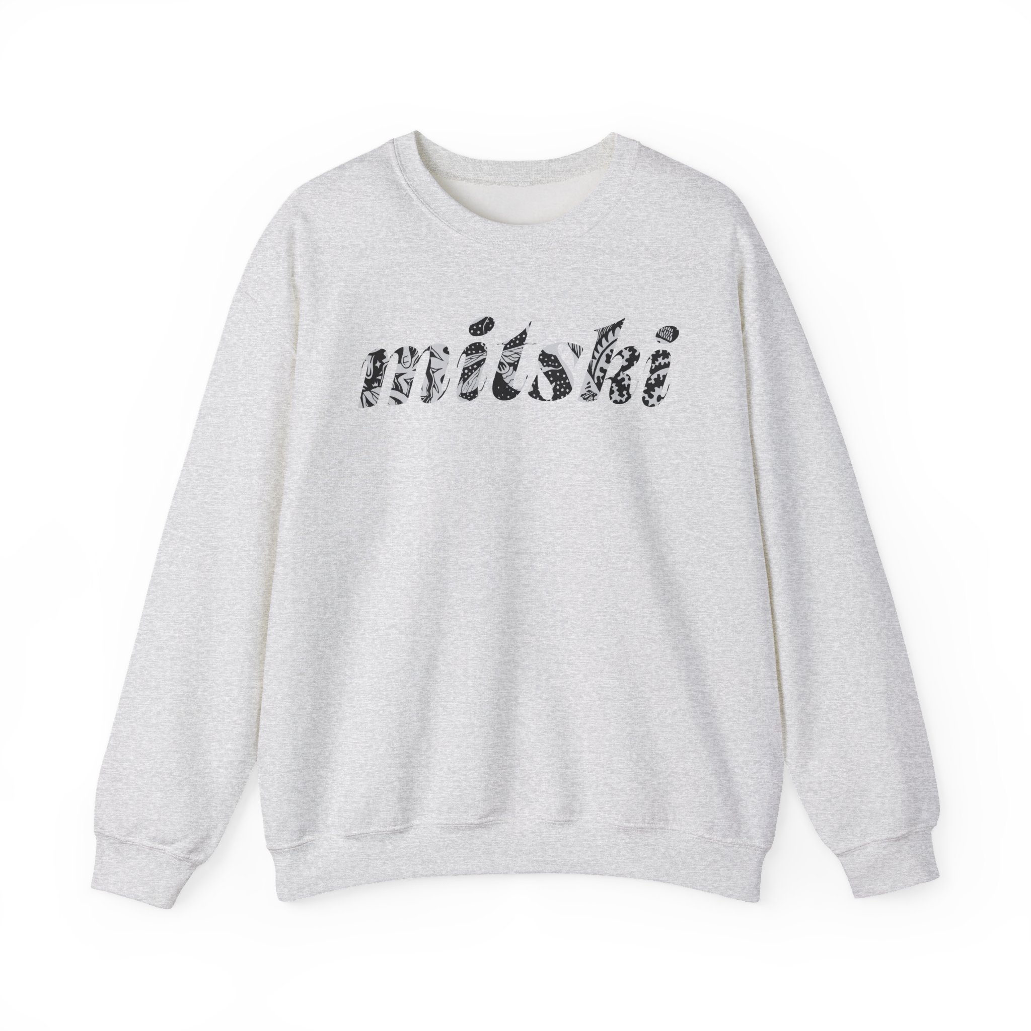 Mitski Flower Logo Unisex Heavy Blend™ Crewneck Sweatshirt - Image 5