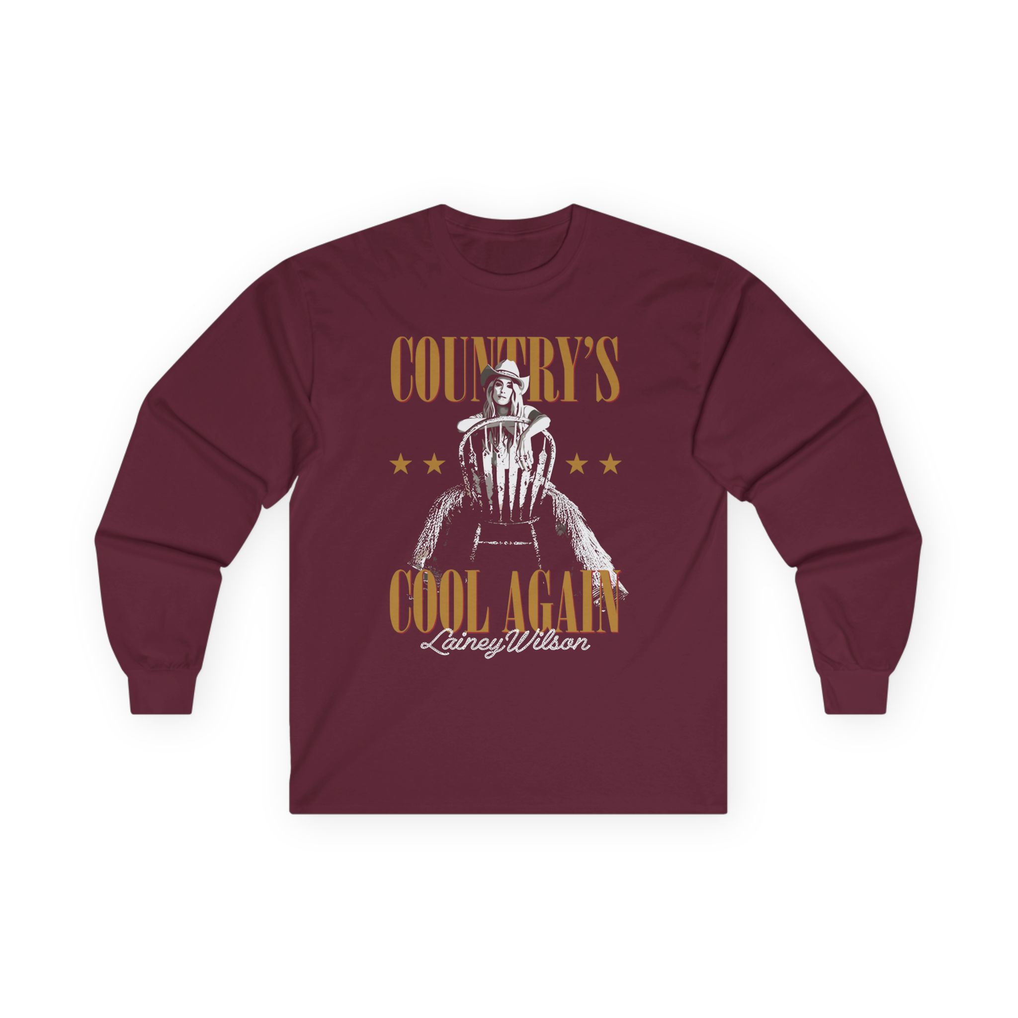 Lainey Wilson Country's Cool Again Unisex Ultra Cotton Long Sleeve Tee - Image 3