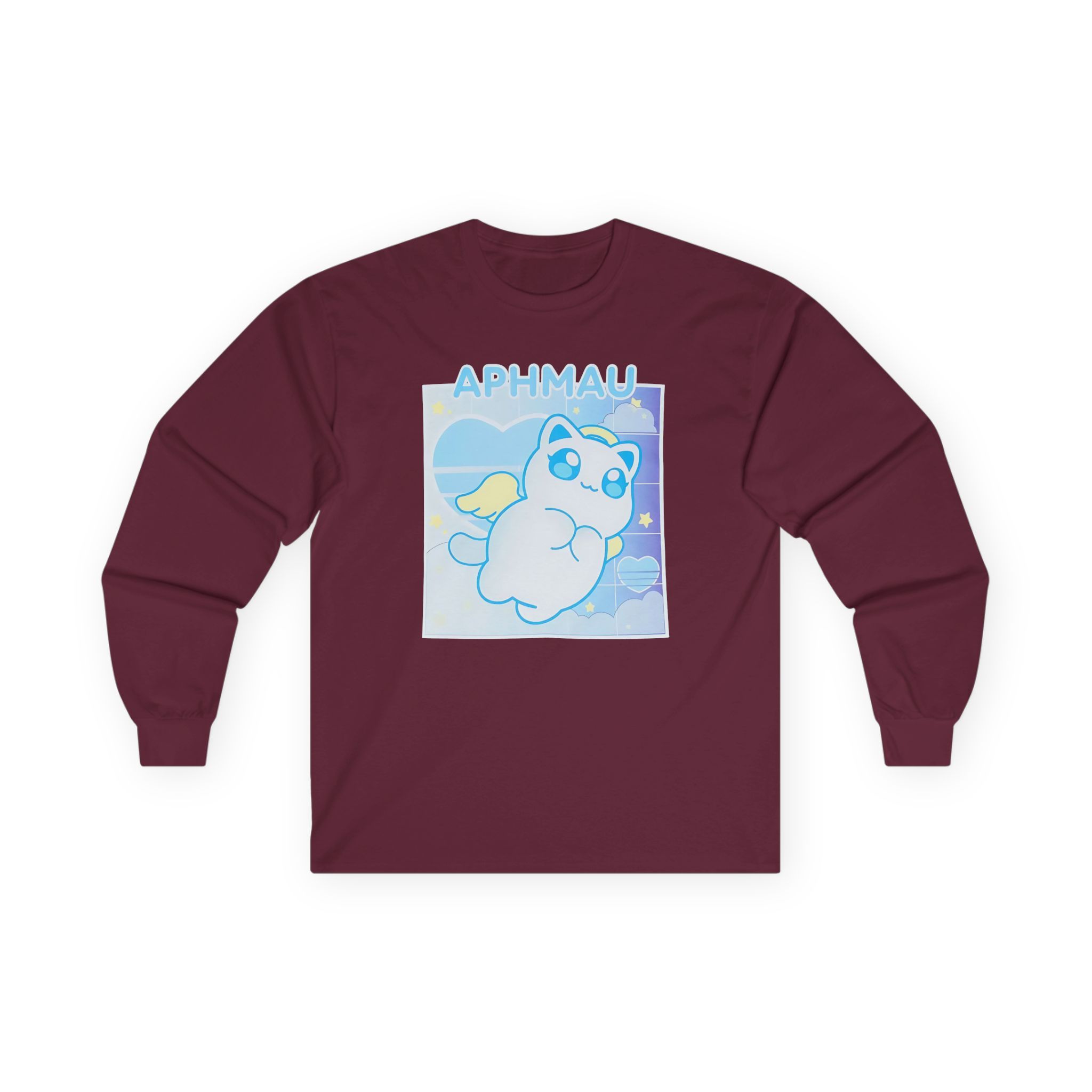 Aphmau Angel Cat Unisex Ultra Cotton Long Sleeve Tee - Image 3