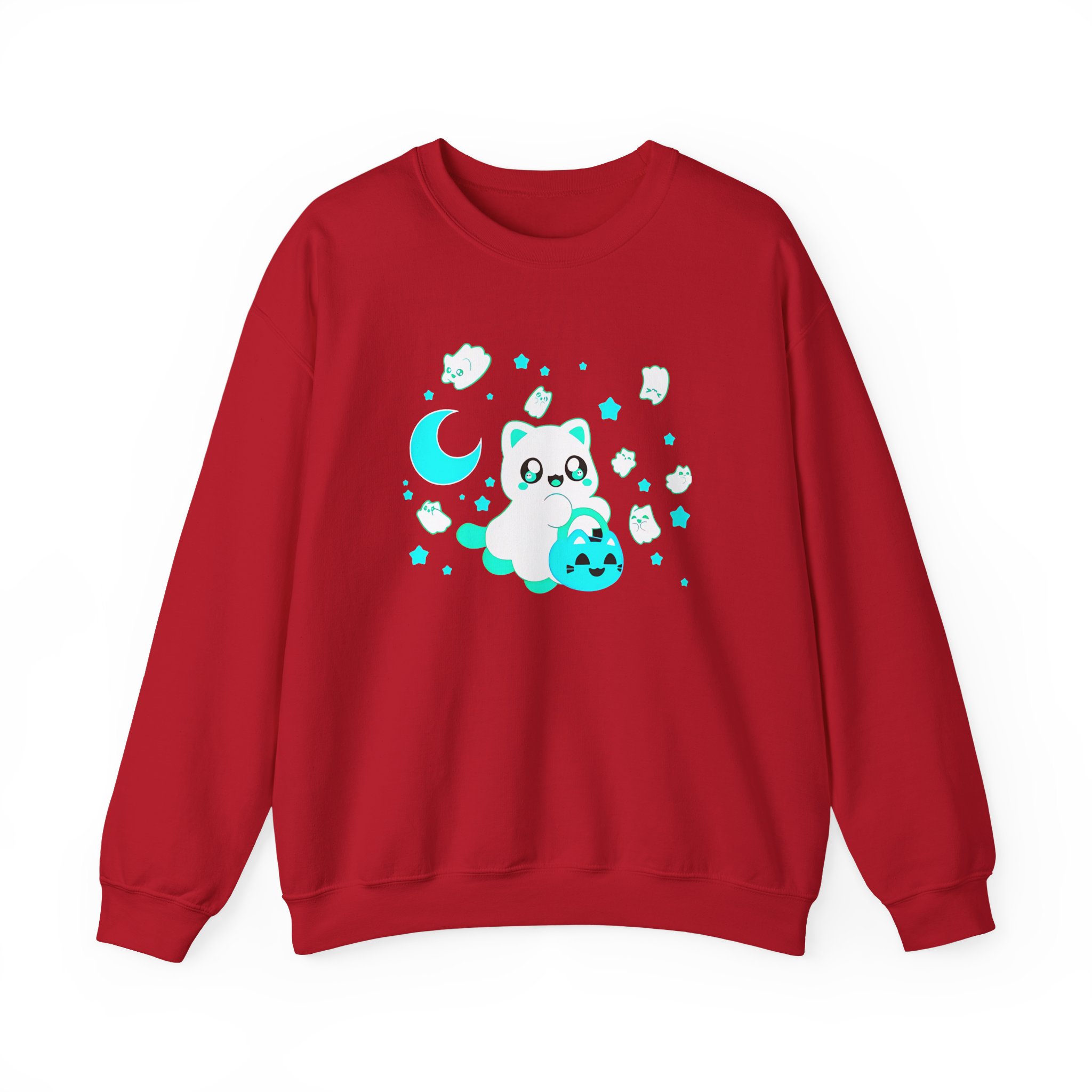Aphmau Ghost Cat Unisex Heavy Blend™ Crewneck Sweatshirt - Image 23
