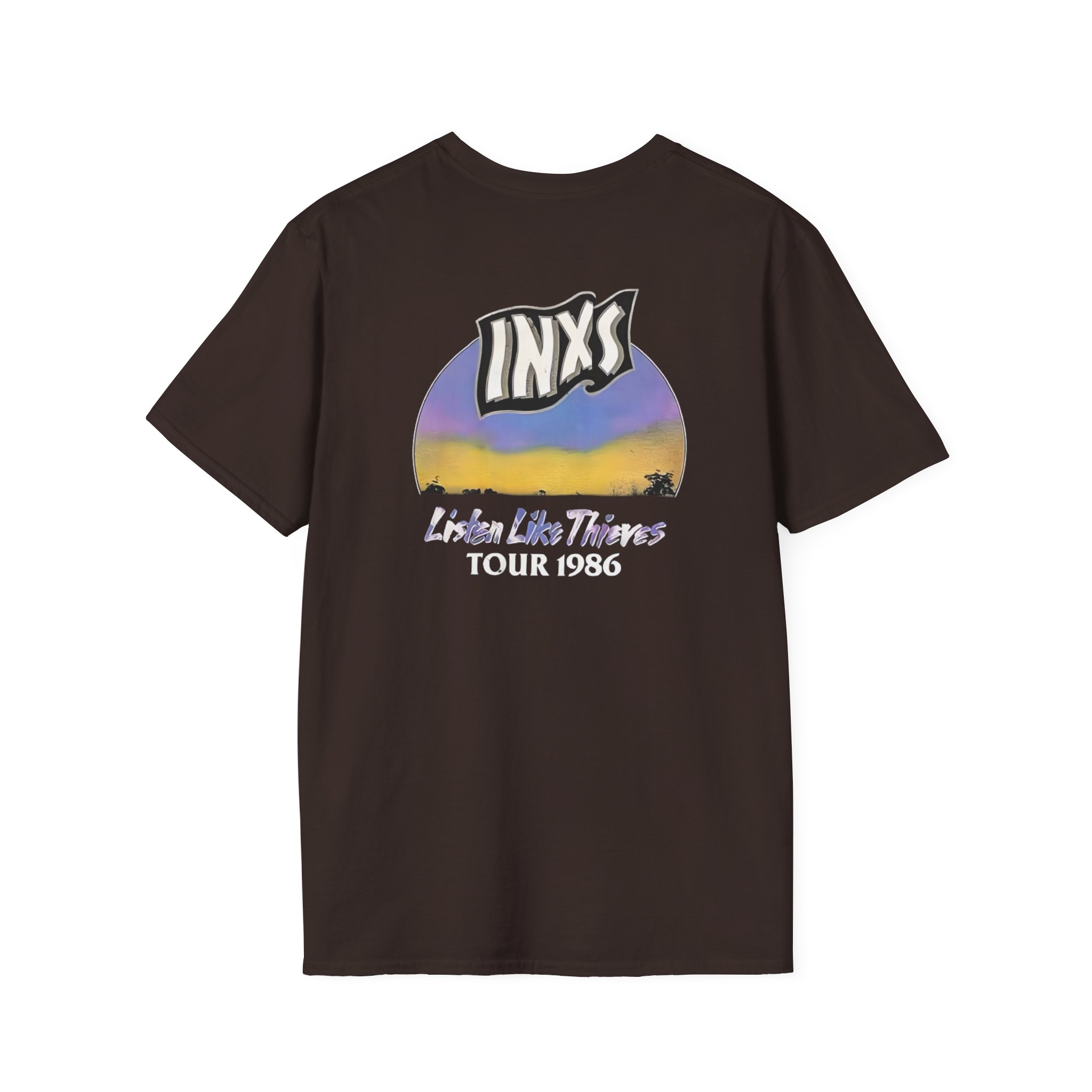 Inxs Llt Tour Unisex Softstyle T-Shirt - Image 4