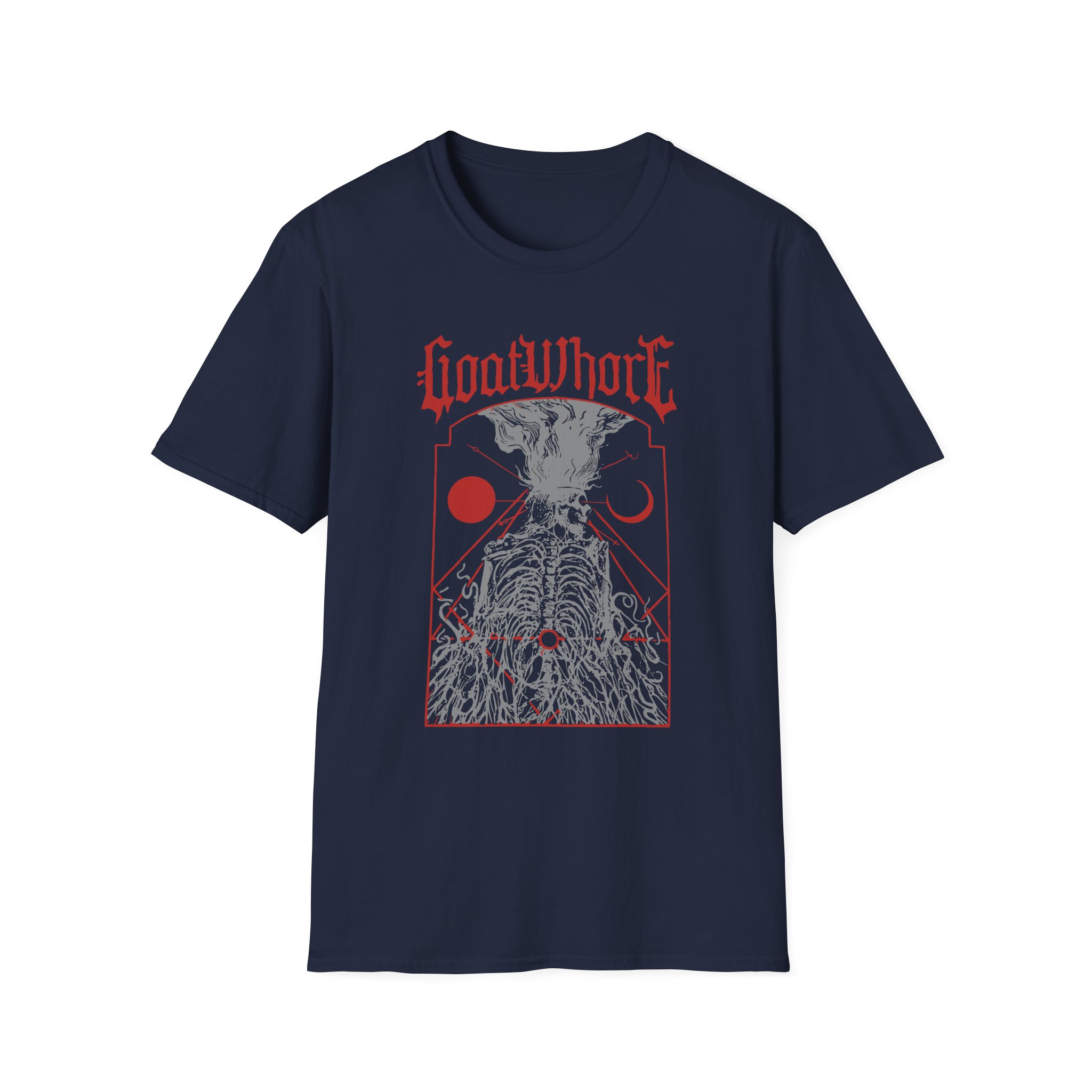 Goatwhore Red Fire Unisex Softstyle T-Shirt - Image 7