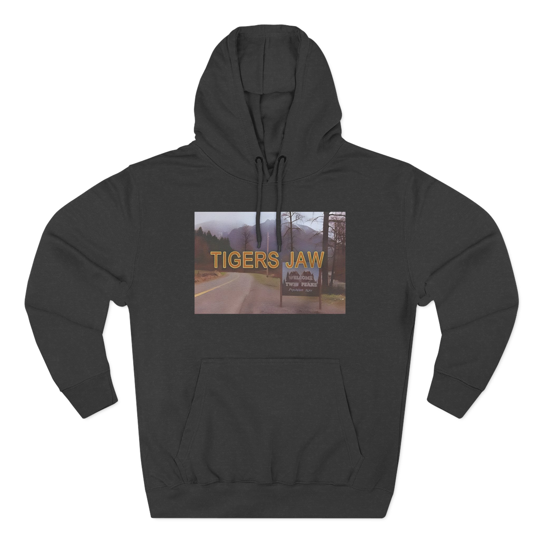 Tigers Jaw Twin Peaks Three-Panel Fleece Hoodie - Image 5