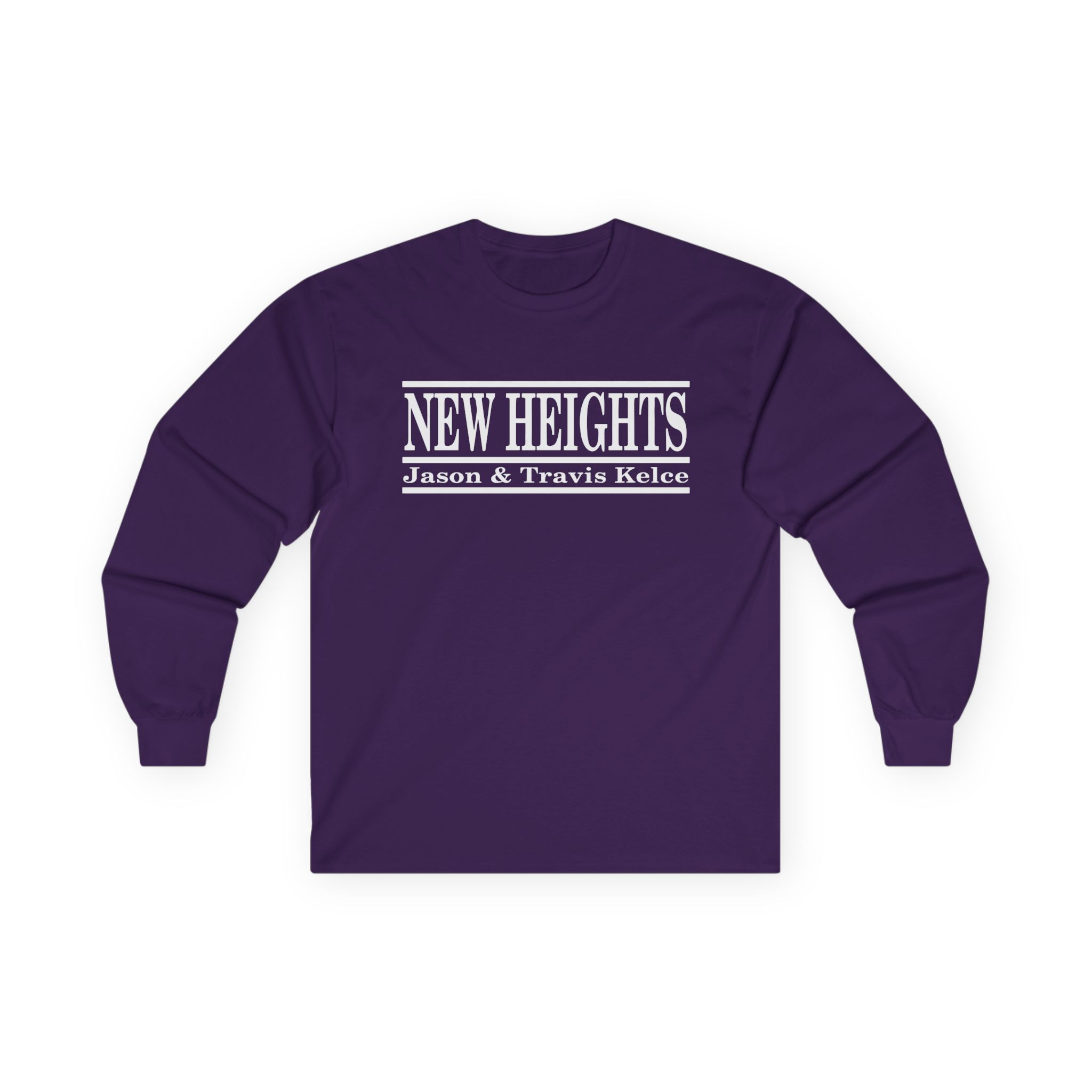 New Heights Jason And Travis Kelce Unisex Ultra Cotton Long Sleeve Tee - Image 17
