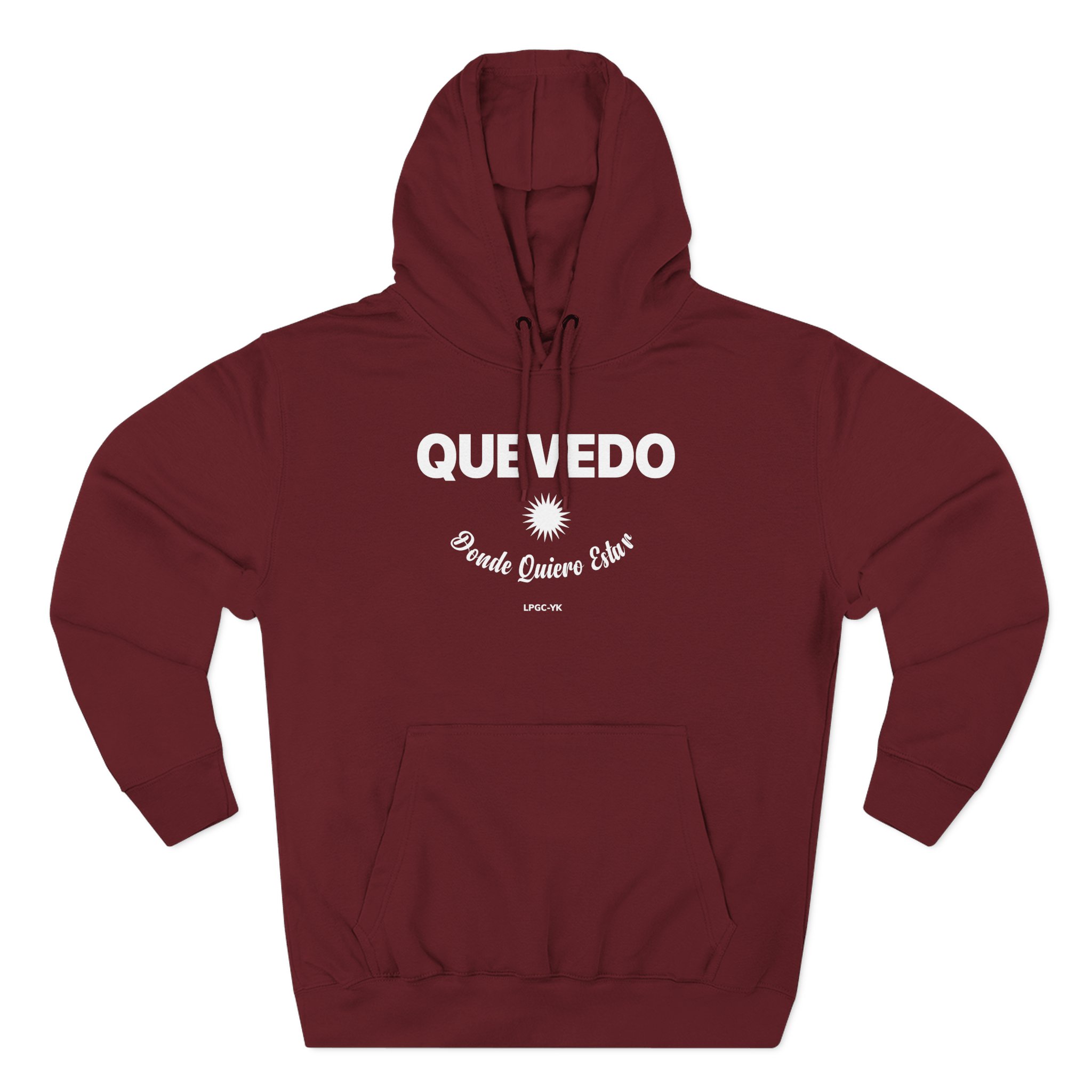 Quevedo Donde Quiero Estar Three-Panel Fleece Hoodie - Image 9