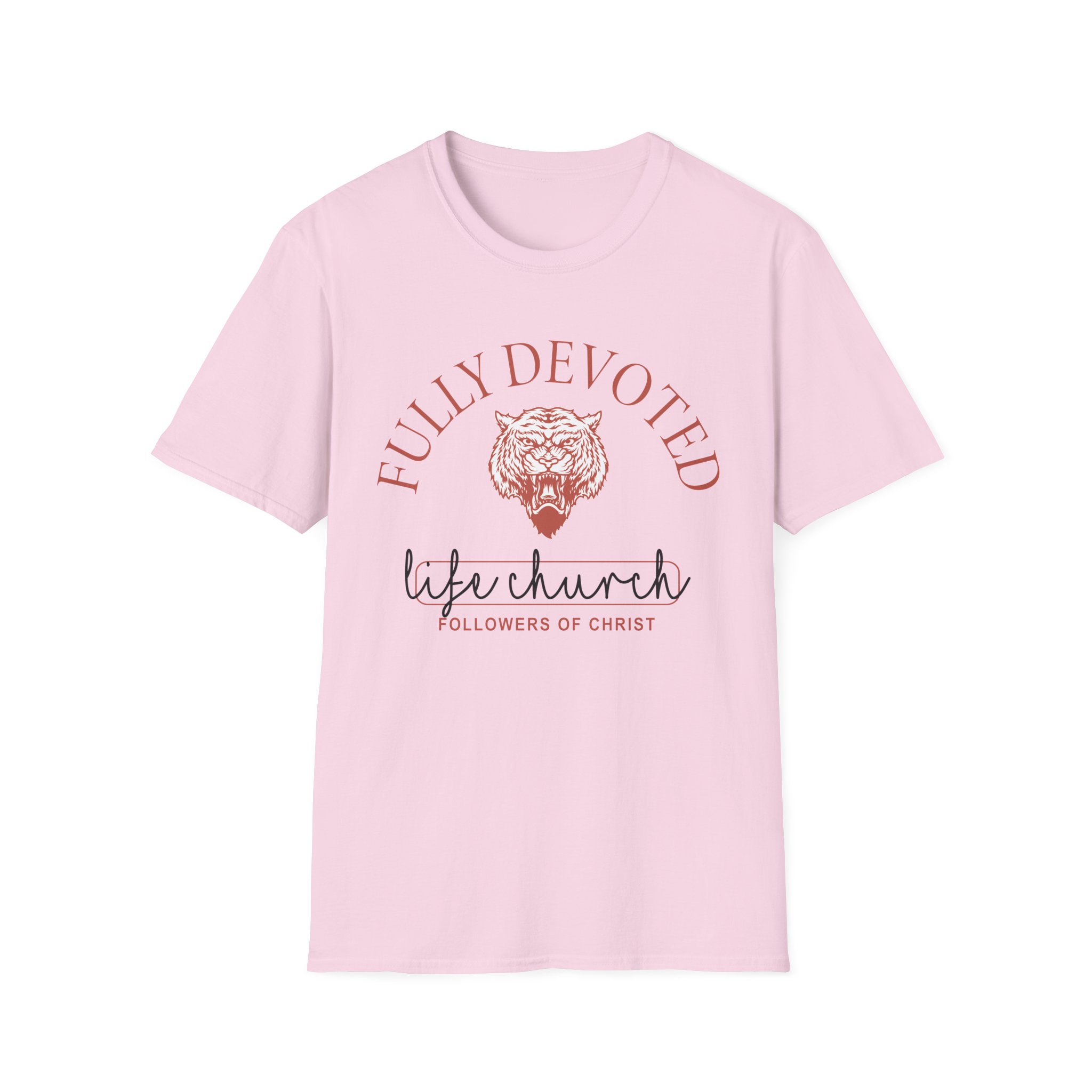 Life Church Fully Devoted Vintage Unisex Softstyle T-Shirt - Image 17