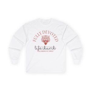 Life Church Fully Devoted Vintage Unisex Ultra Cotton Long Sleeve Tee