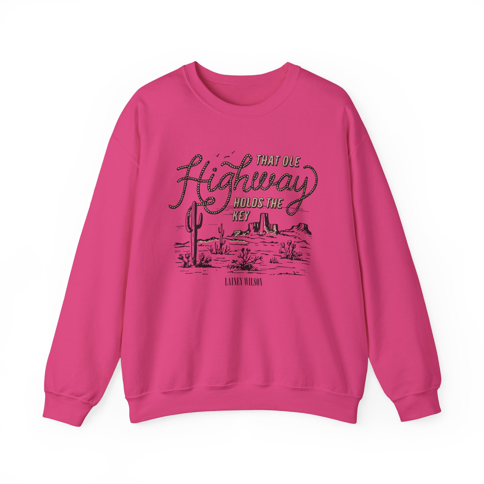 Lainey Wilson Highway Unisex Heavy Blend™ Crewneck Sweatshirt - Image 25
