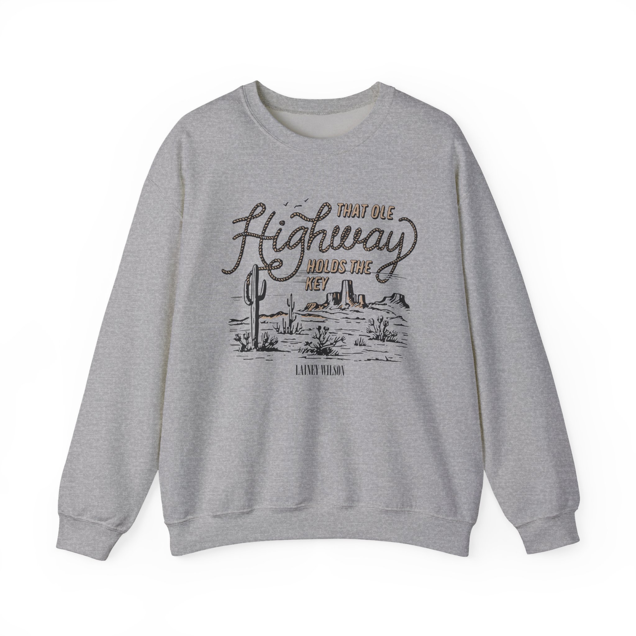 Lainey Wilson Highway Unisex Heavy Blend™ Crewneck Sweatshirt - Image 9