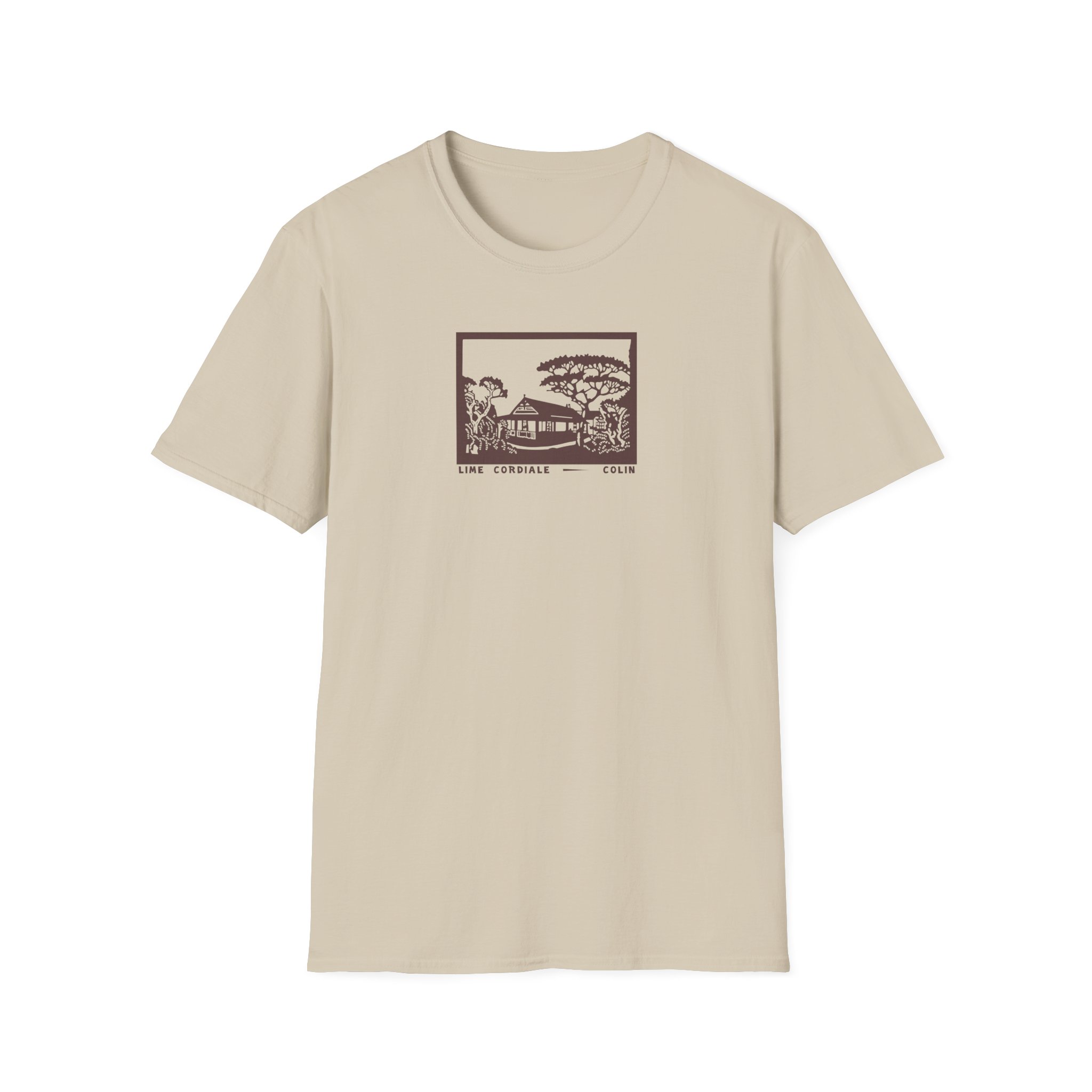 Lime Cordiale Colin Unisex Softstyle T-Shirt - Image 5