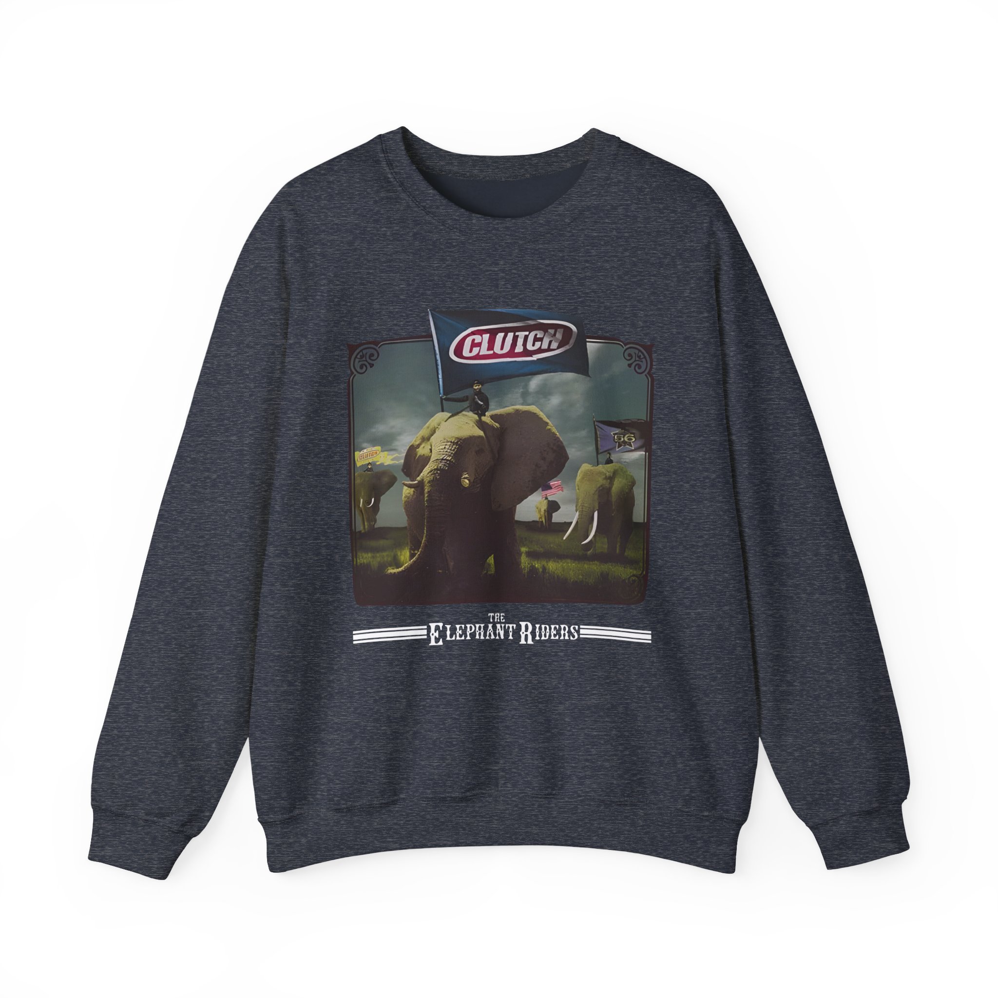 Clutch Elephant Riders Unisex Heavy Blend™ Crewneck Sweatshirt - Image 13