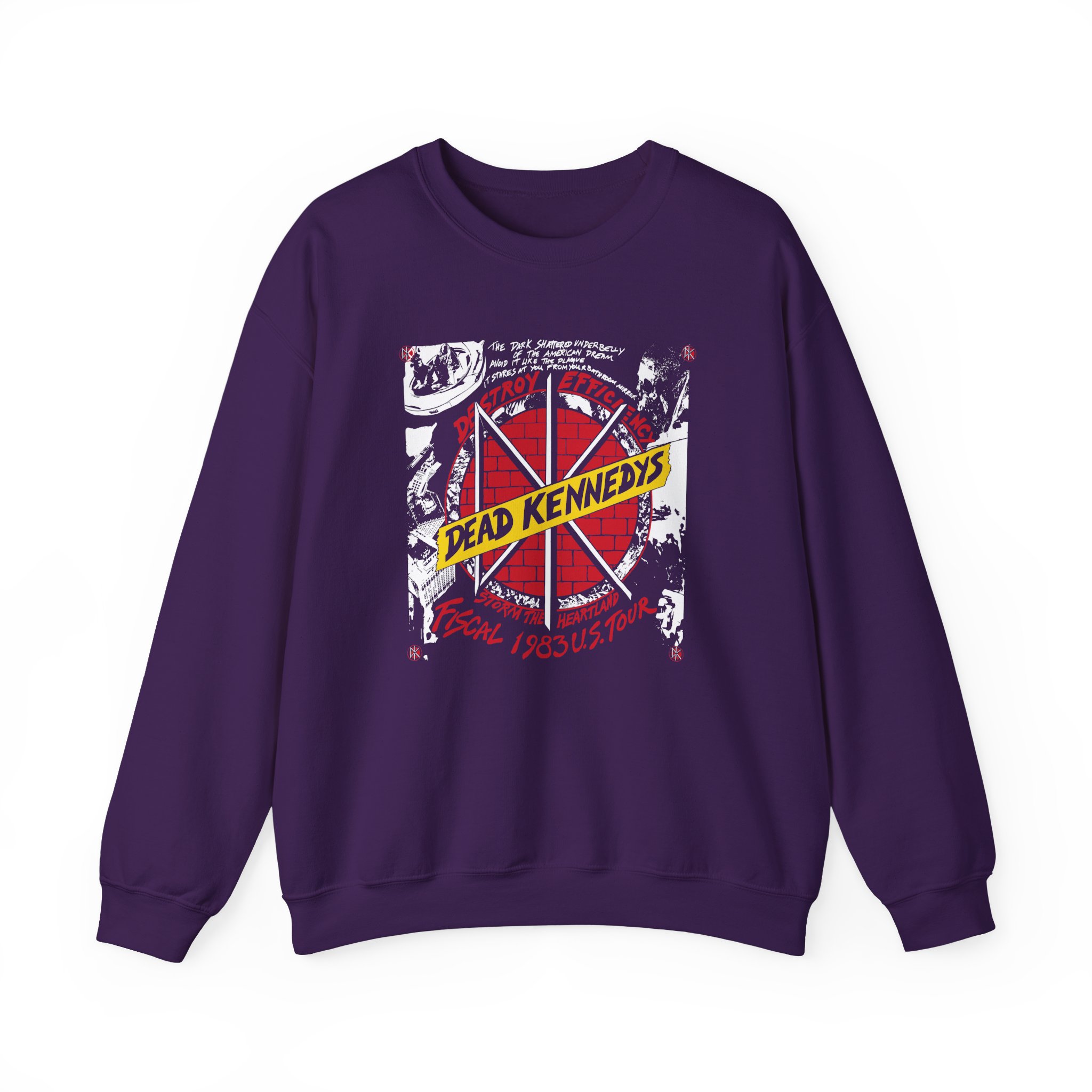 Dead Kennedys Destroy Efficiency 1983 Unisex Heavy Blend™ Crewneck Sweatshirt - Image 17