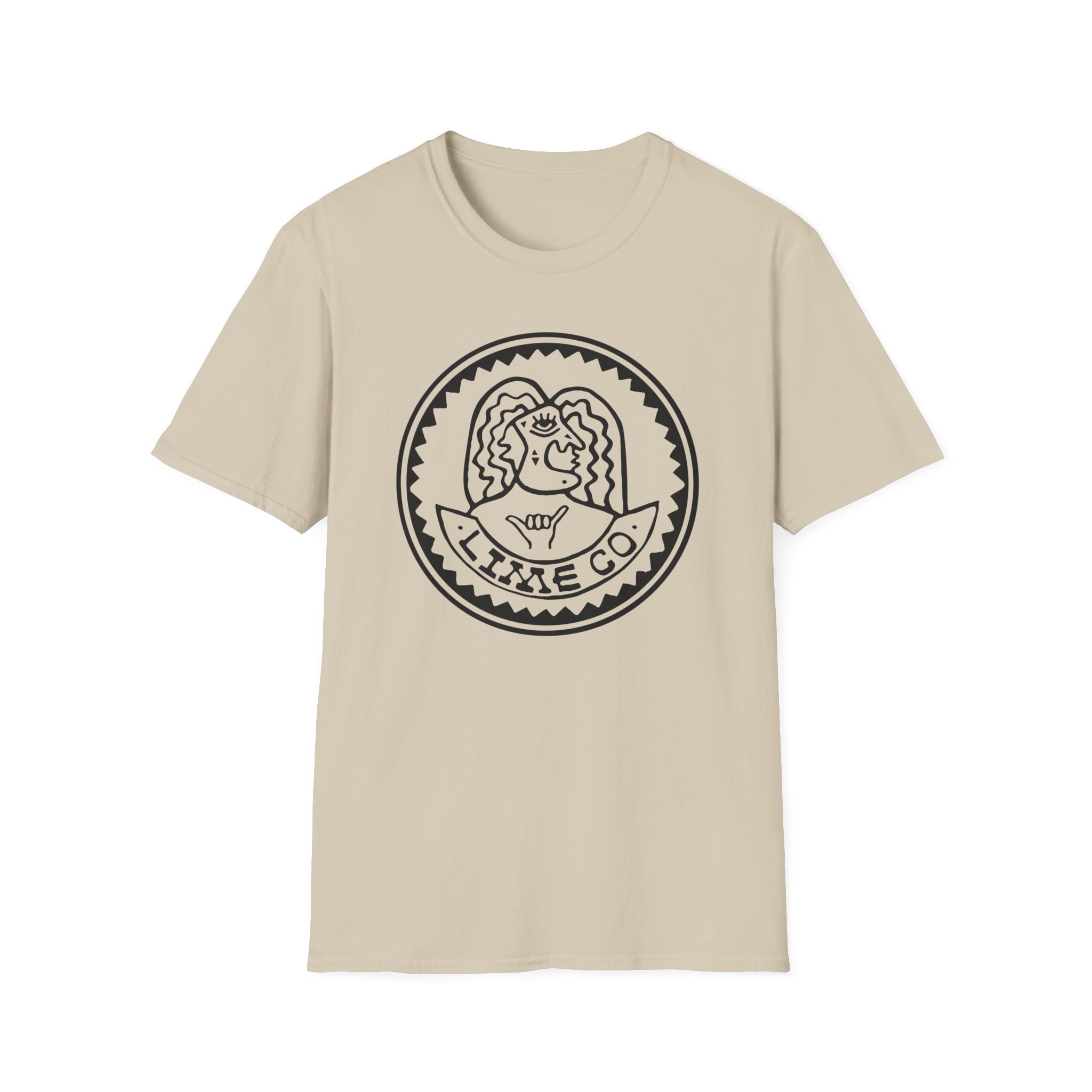 Lime Cordiale Lime Co Logo Unisex Softstyle T-Shirt - Image 3