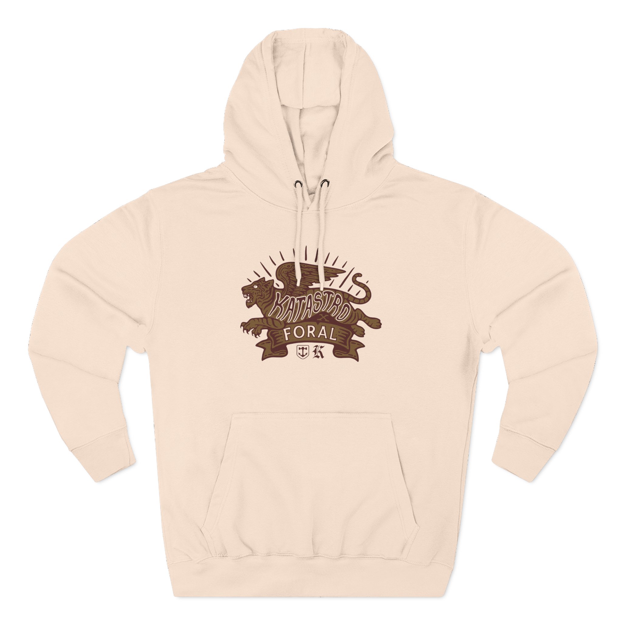 Katastro Foral Three-Panel Fleece Hoodie - Image 9