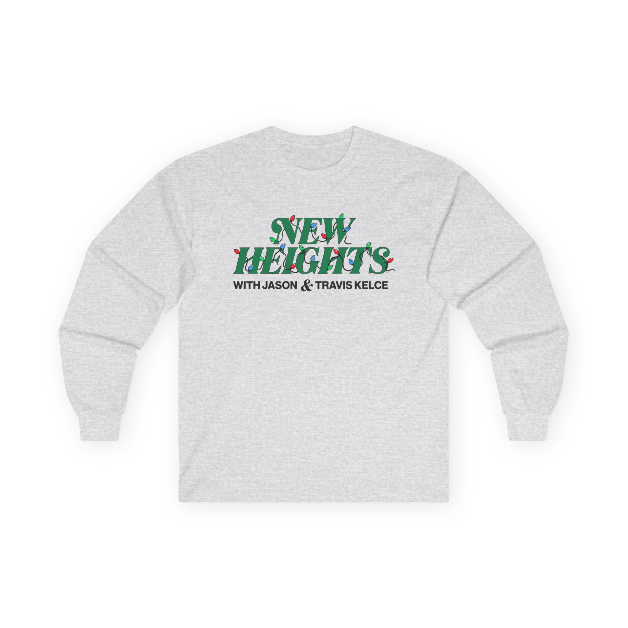 New Heights Podcast Holiday Lights Unisex Ultra Cotton Long Sleeve Tee
