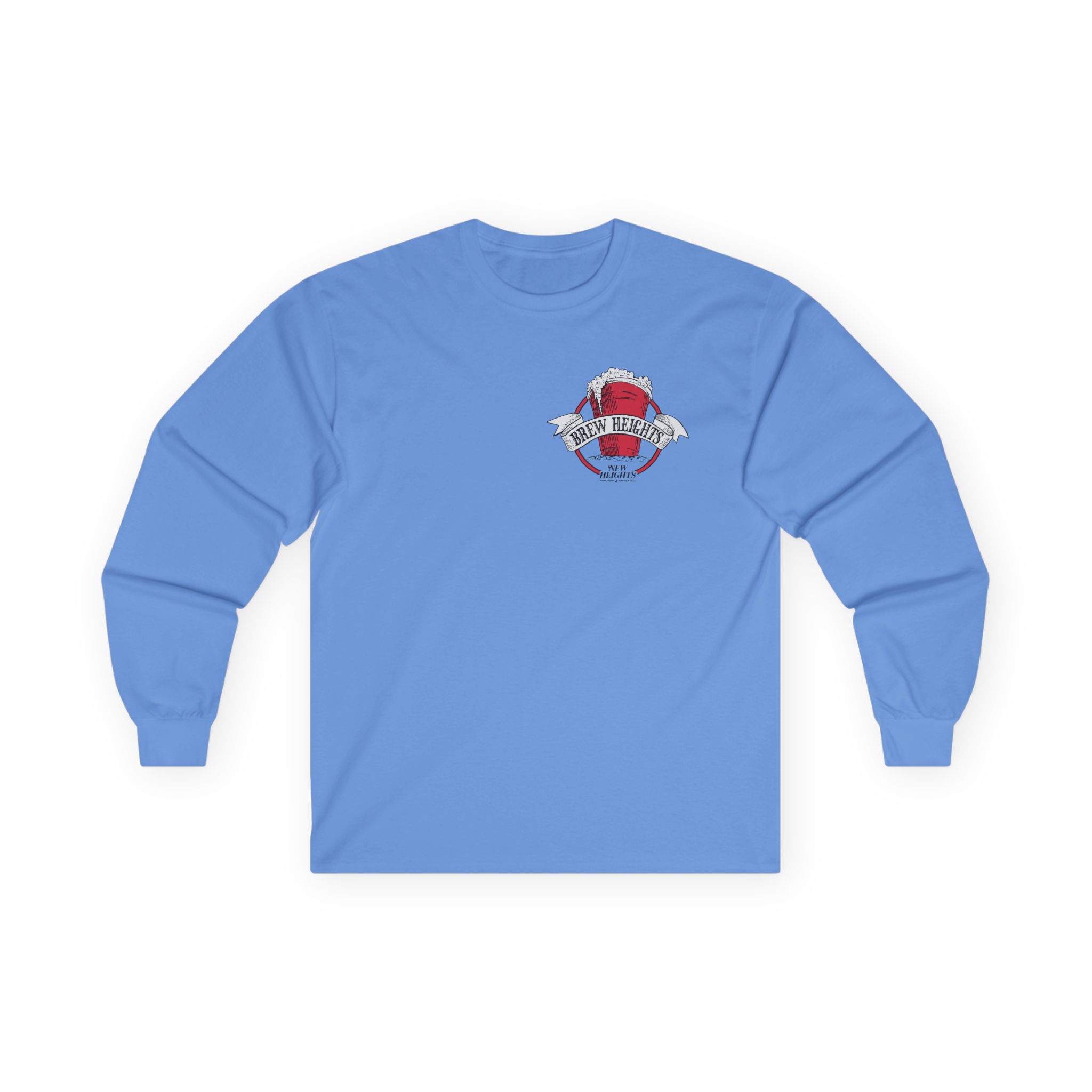 New Heights Brew Heights Left Chest Unisex Ultra Cotton Long Sleeve Tee - Image 11
