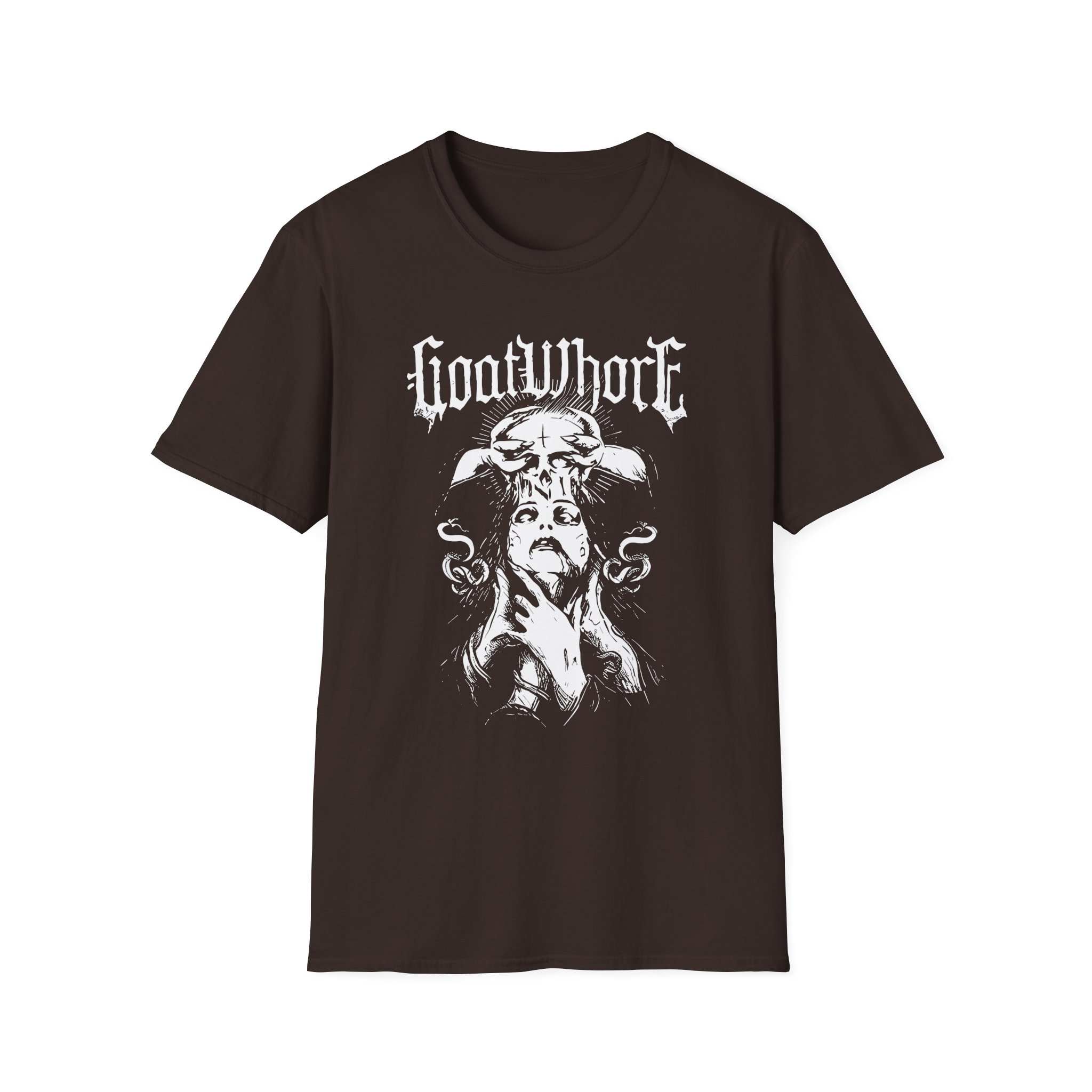 Goatwhore Satan's Flesh Unisex Softstyle T-Shirt - Image 5