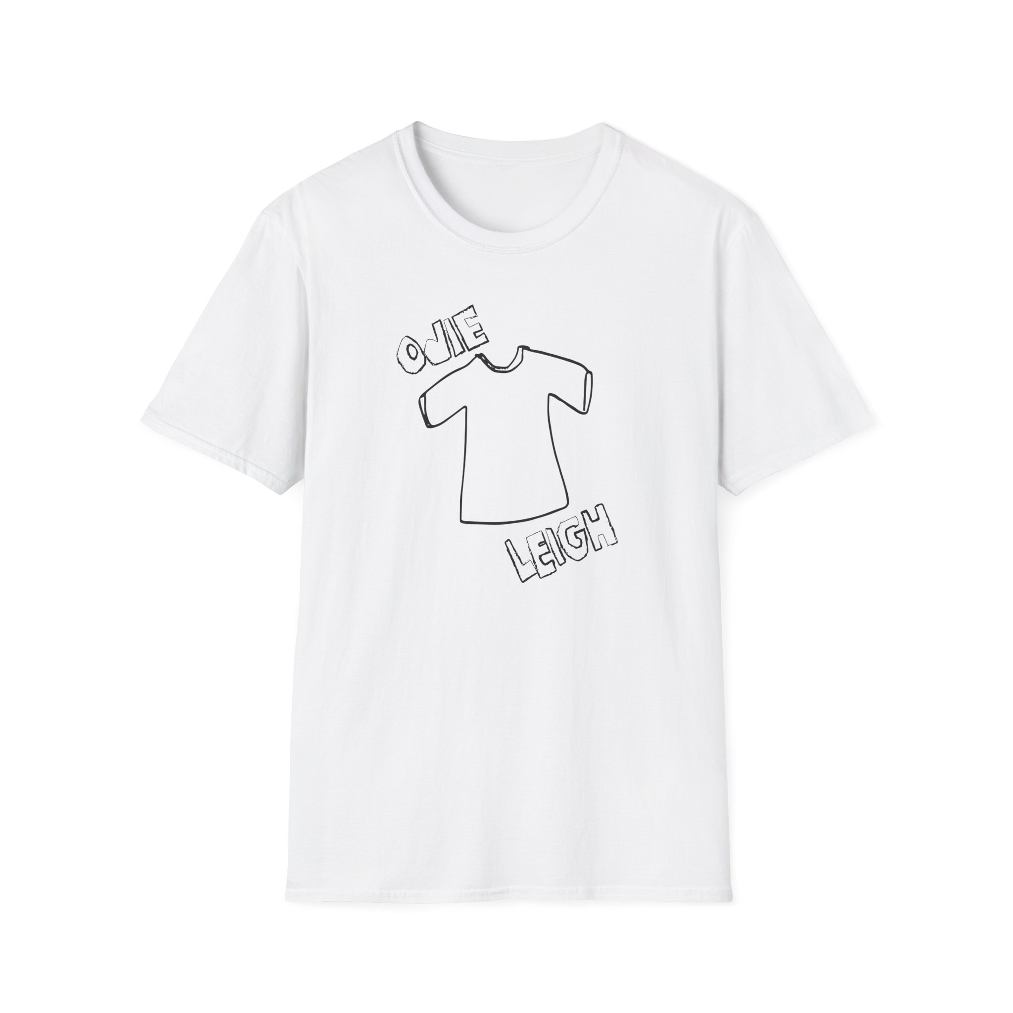 Odie Leigh My Name on a Unisex Softstyle T-Shirt