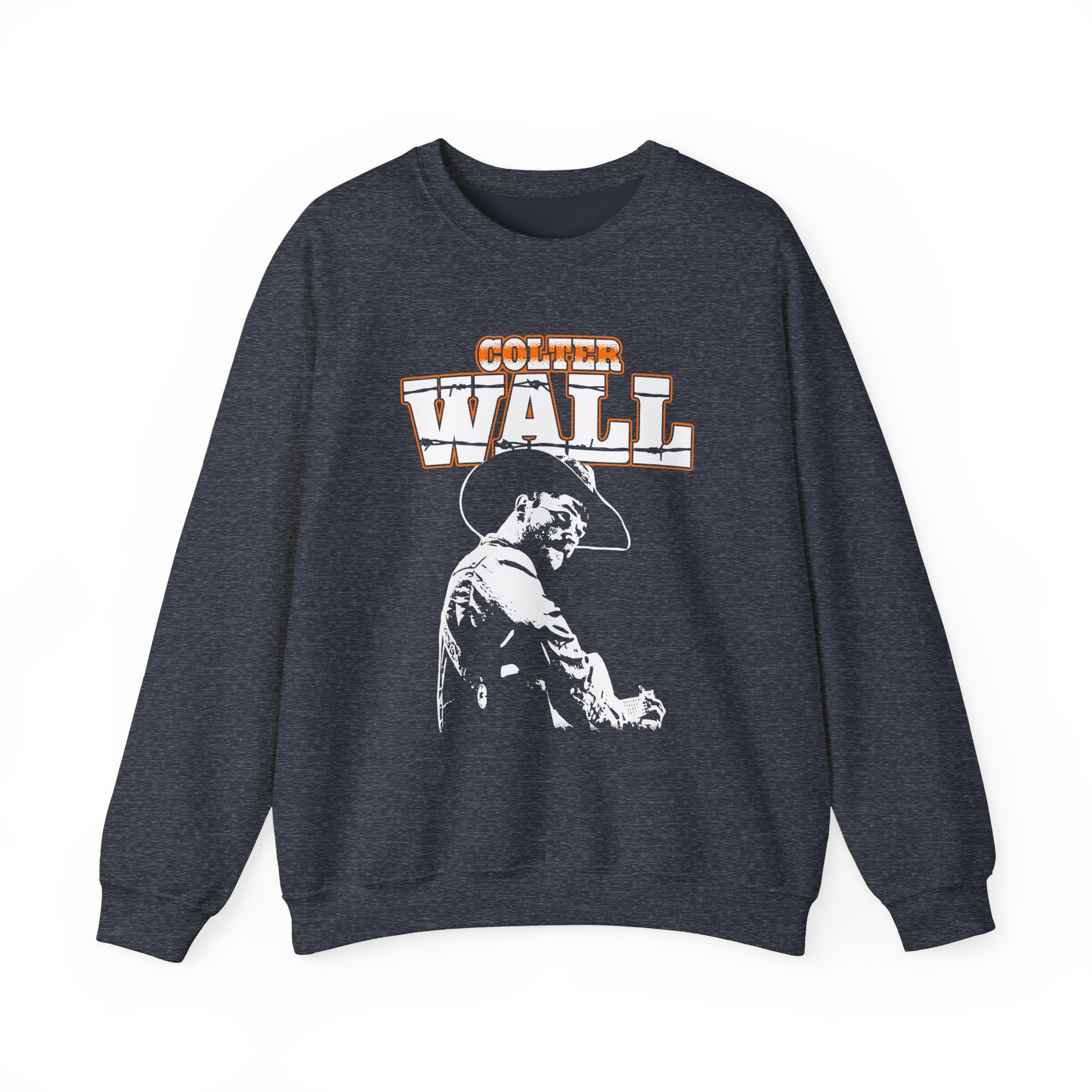 Colter Wall Barbed Wire Unisex Heavy Blend™ Crewneck Sweatshirt - Image 7