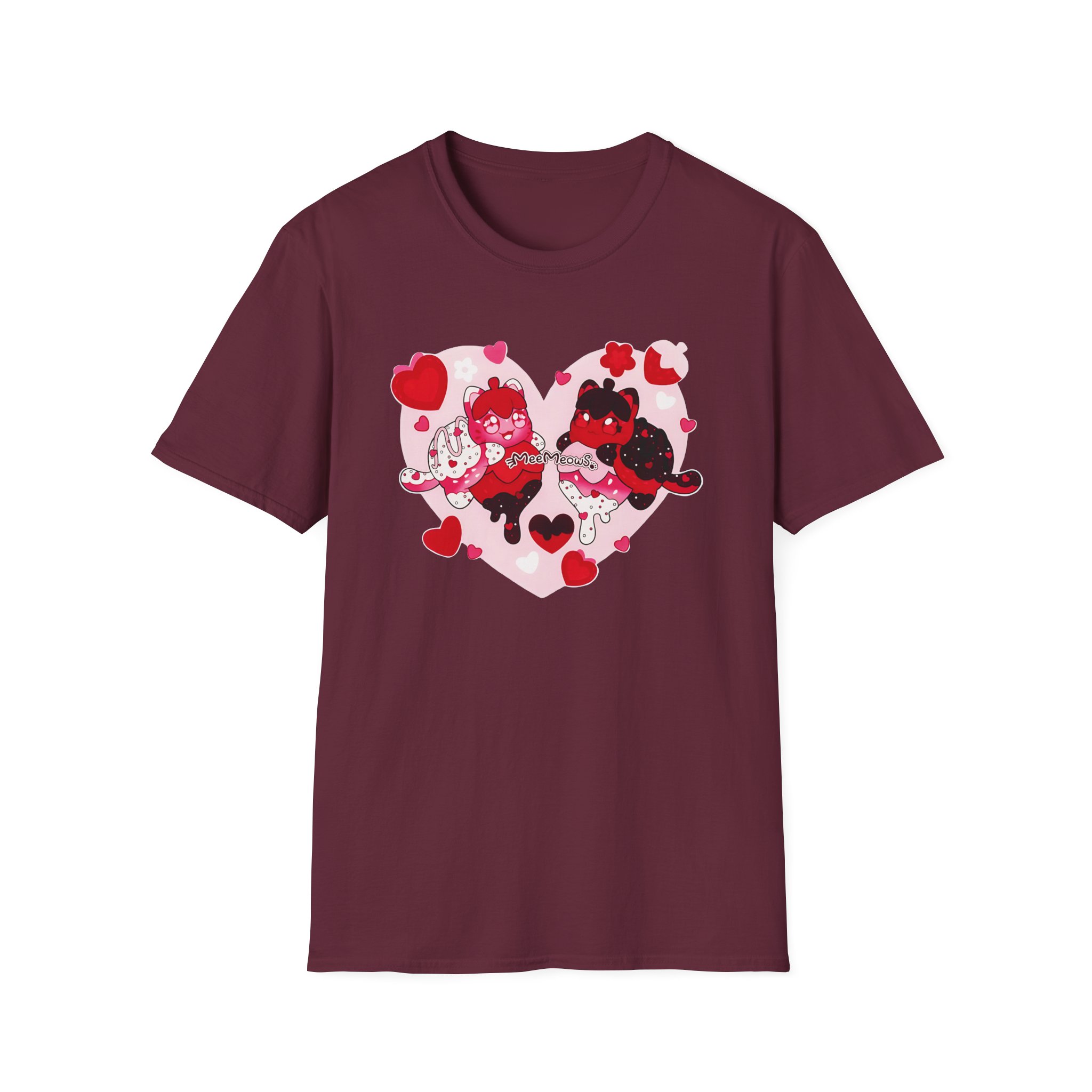 Aphmau Valentine's Day Unisex Softstyle T-Shirt - Image 7