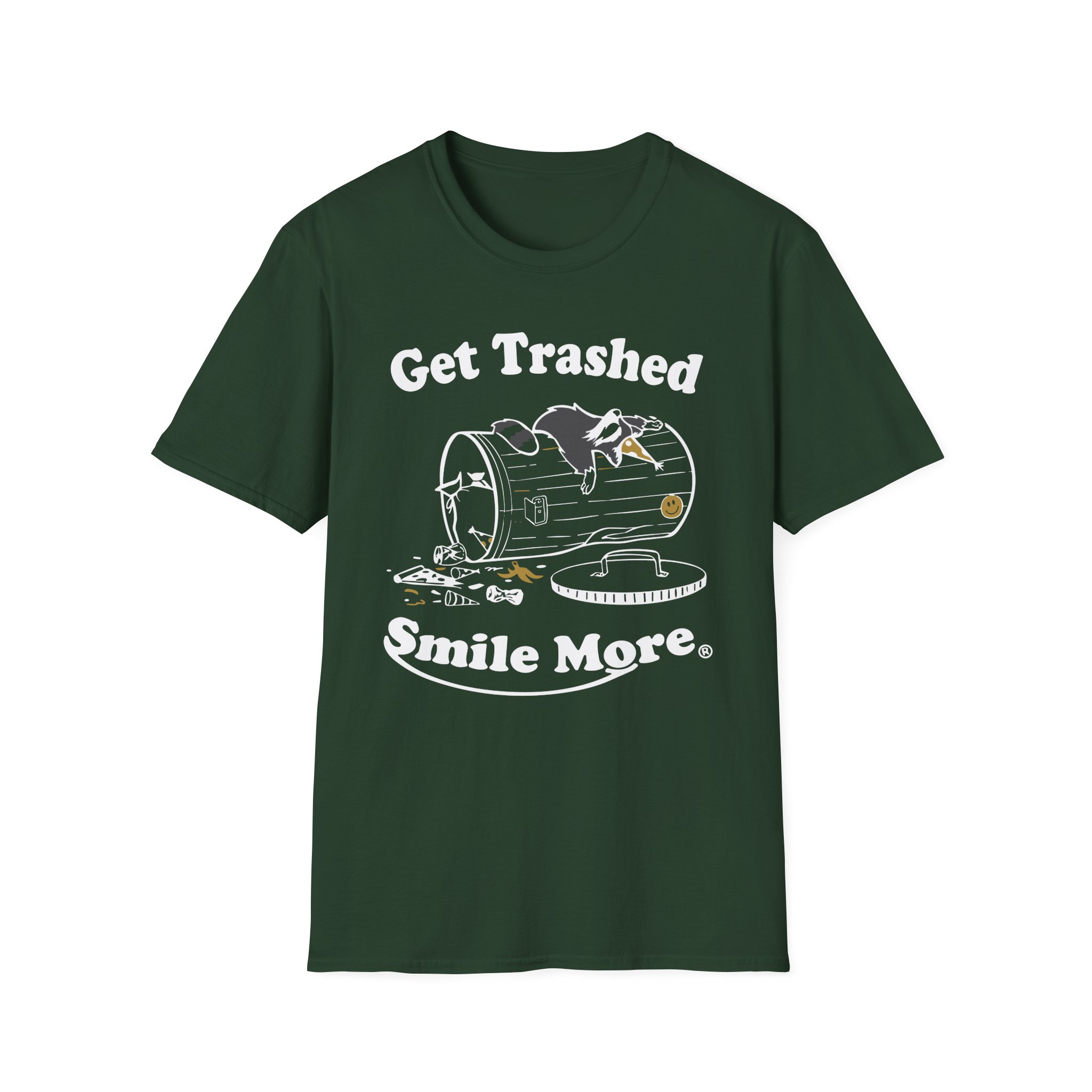 Roman Atwood Get Trashed Unisex Softstyle T-Shirt - Image 7