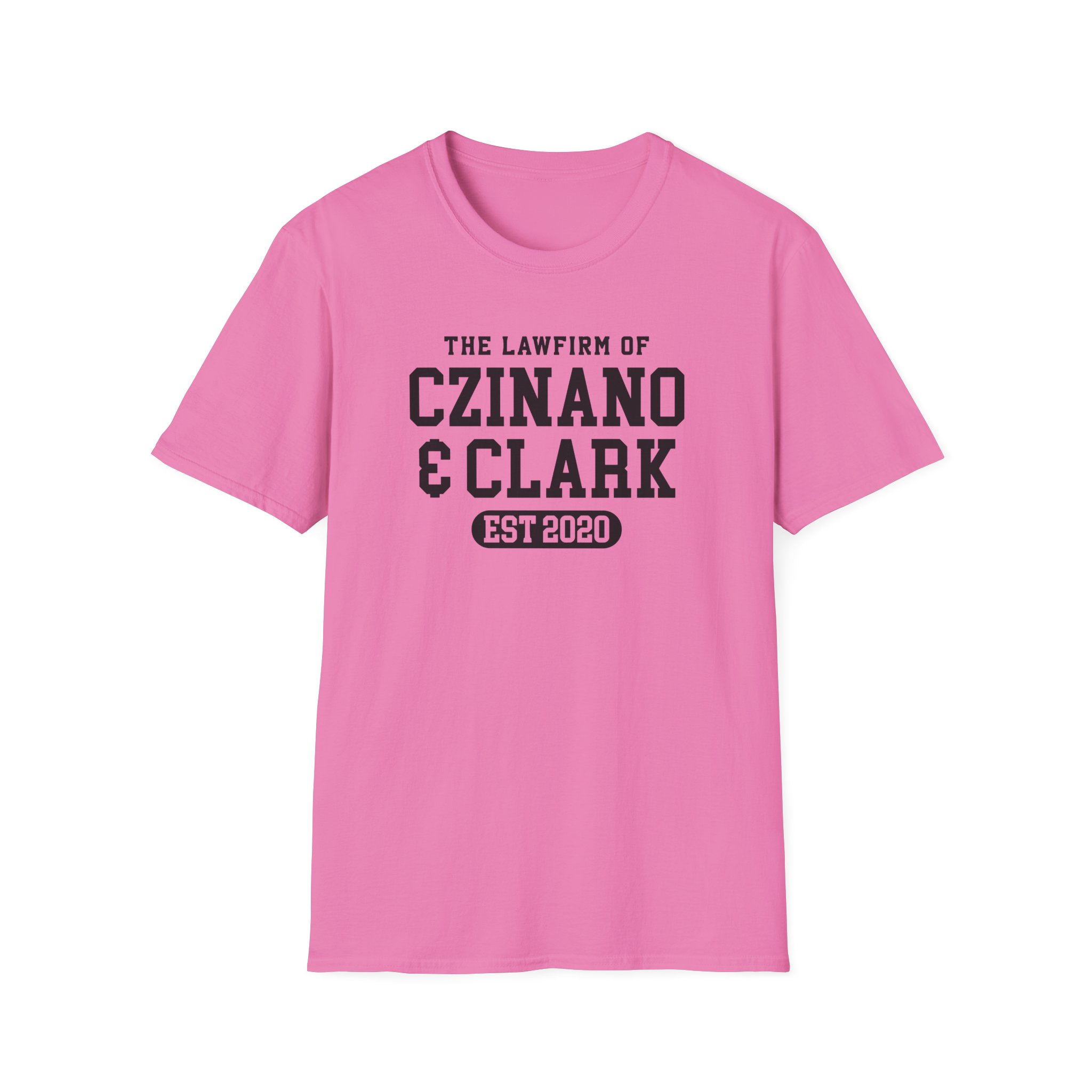 Caitlin Clark The law firm of Czinano & Clark Unisex Softstyle T-Shirt - Image 23