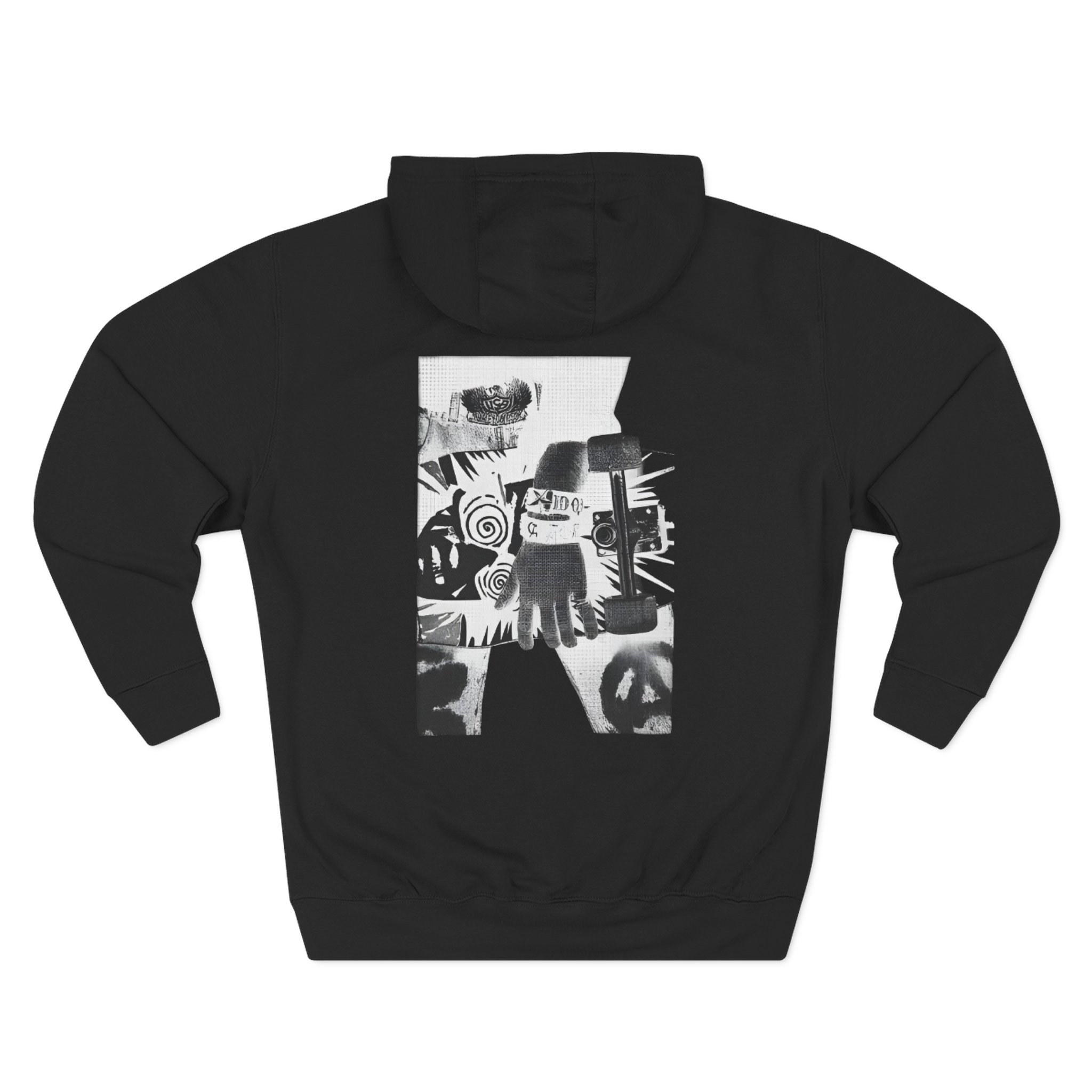 Inxs Kick Skateboard Three-Panel Fleece Hoodie - Image 2