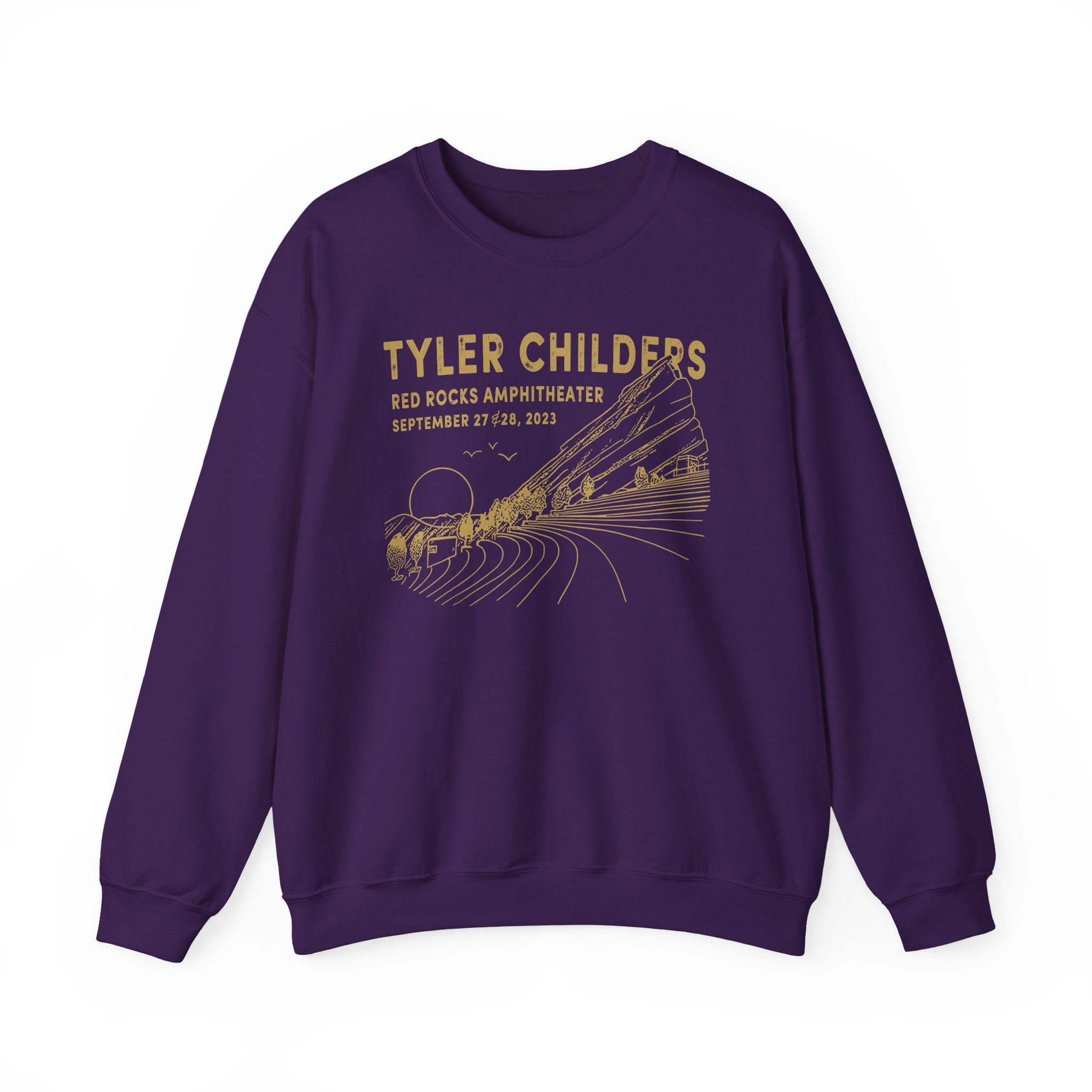 Tyler Childers Red Rocks '23 Unisex Heavy Blend™ Crewneck Sweatshirt - Image 19