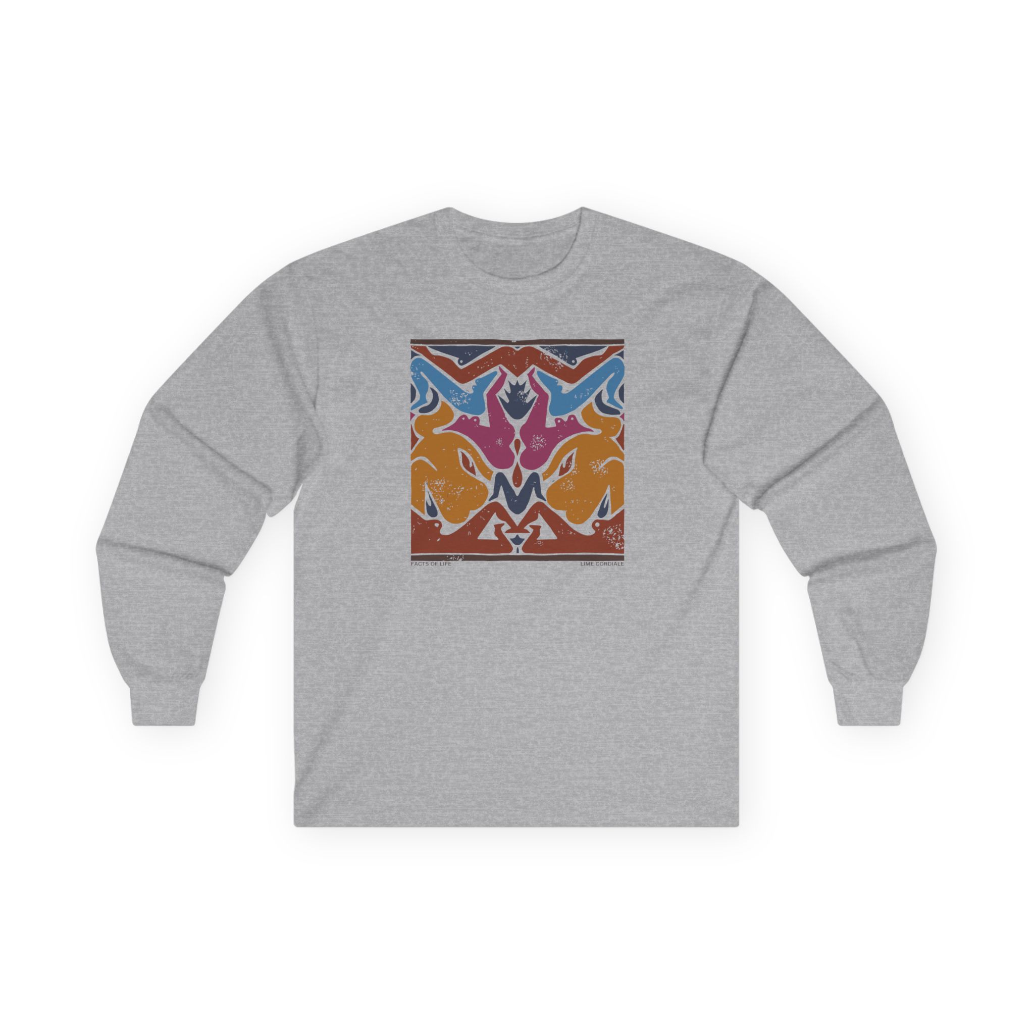 Lime Cordiale Facts of Life Unisex Ultra Cotton Long Sleeve Tee - Image 5