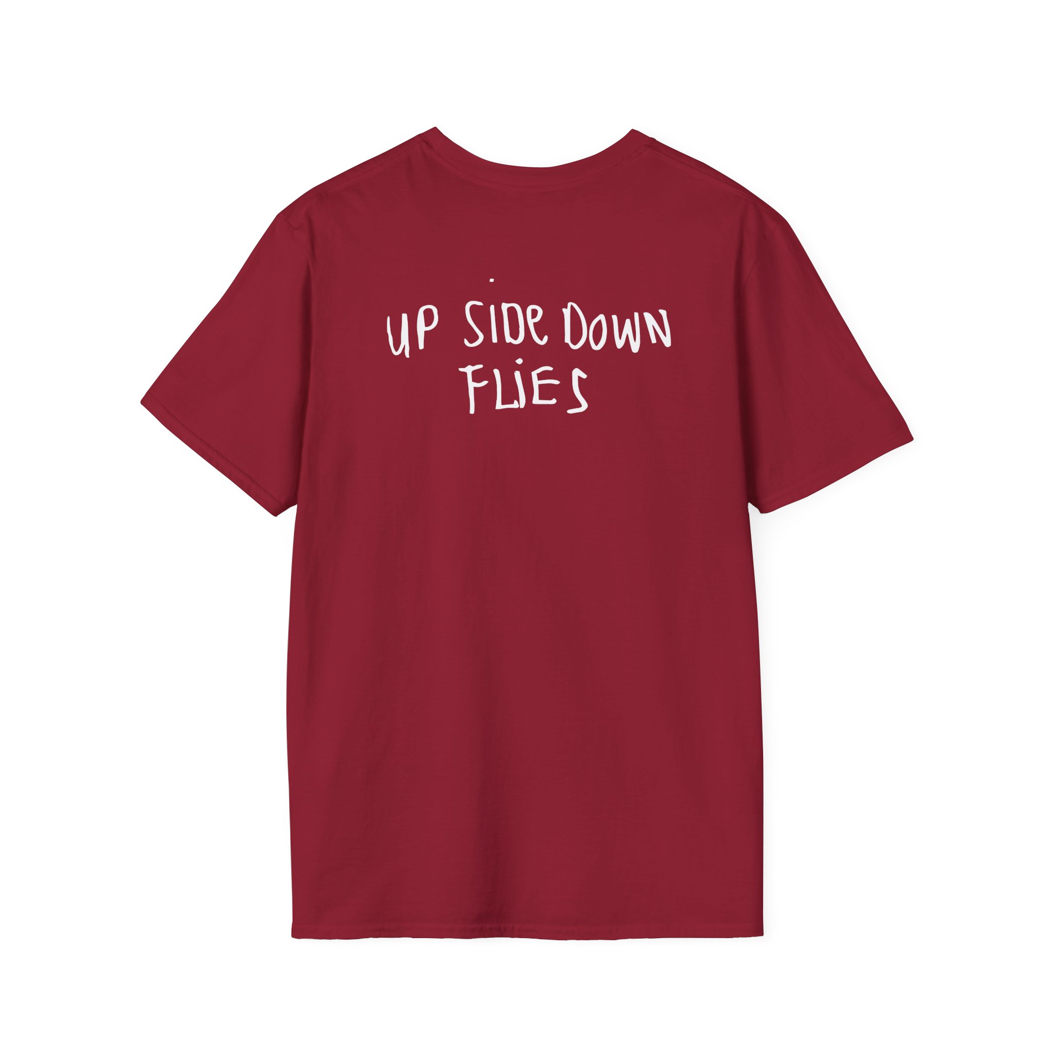 Carl Barron Upside Down Flies Unisex Softstyle T-Shirt - Image 26