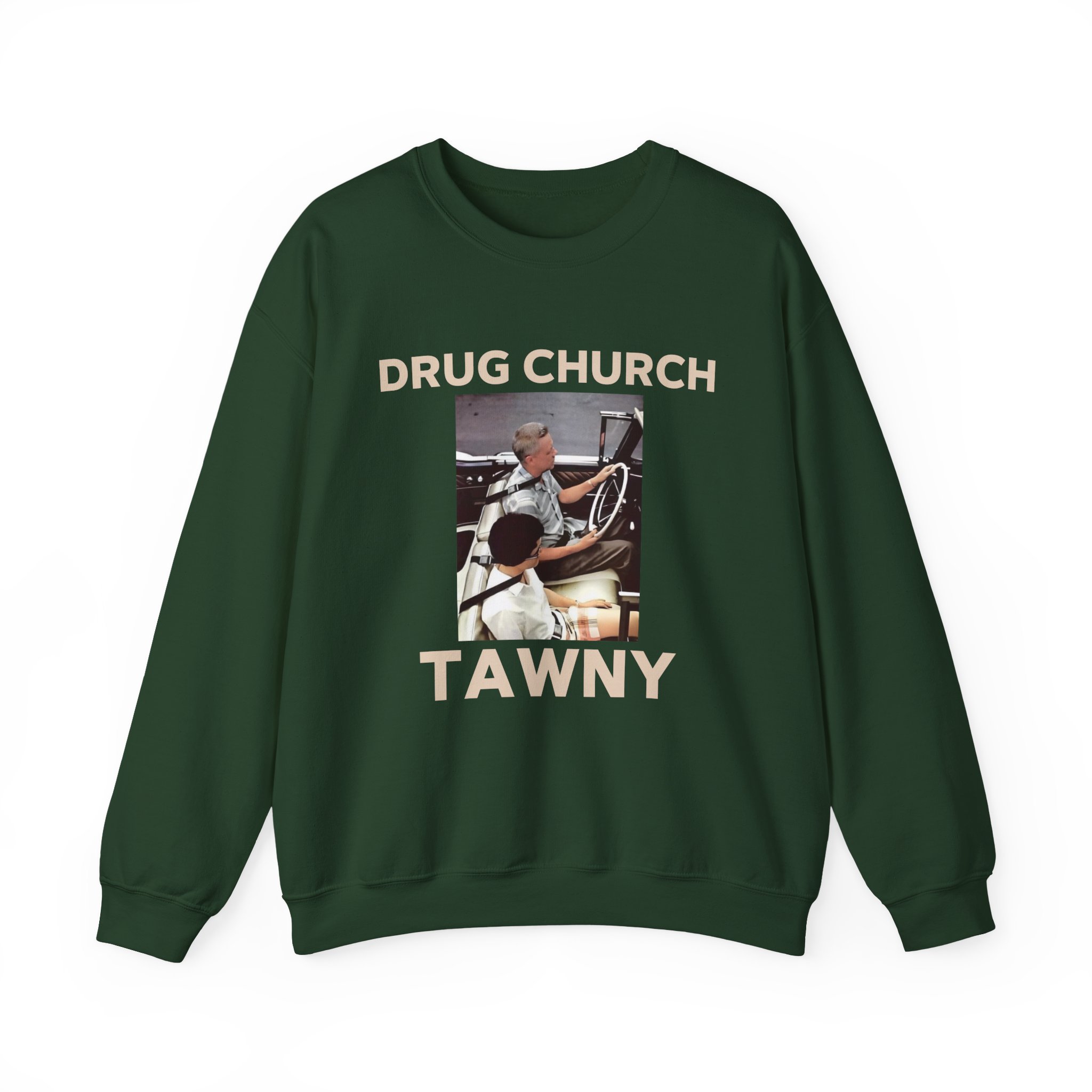 Drug Church Tawny Unisex Heavy Blend™ Crewneck Sweatshirt - Image 7