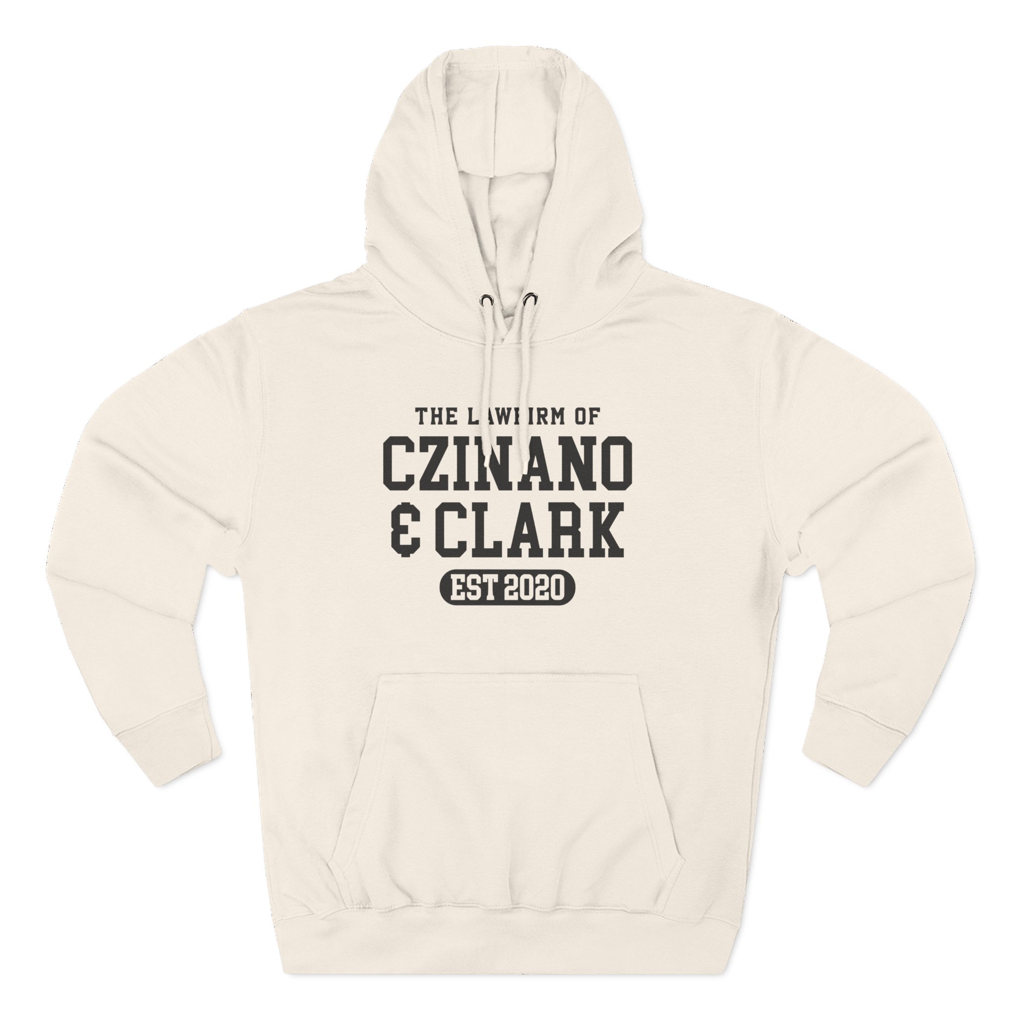 Caitlin Clark The law firm of Czinano & Clark Three-Panel Fleece Hoodie - Image 5