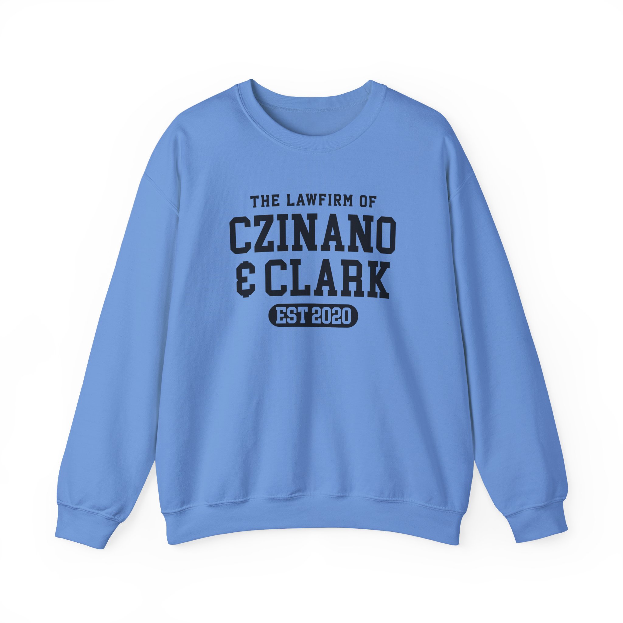 Caitlin Clark The law firm of Czinano & Clark Unisex Heavy Blend™ Crewneck Sweatshirt - Image 9