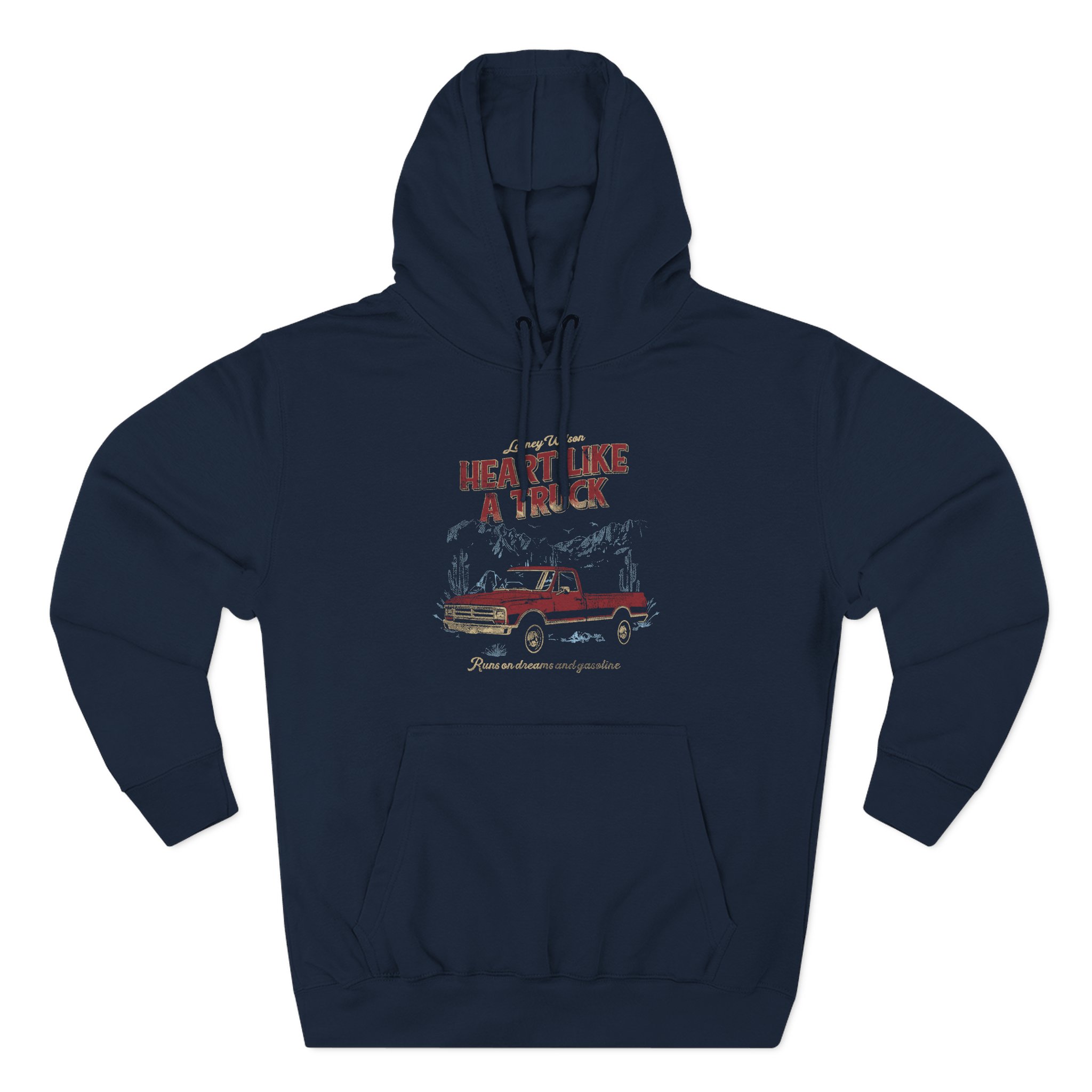 Lainey Wilson Heart Like a Truck Three-Panel Fleece Hoodie - Image 7