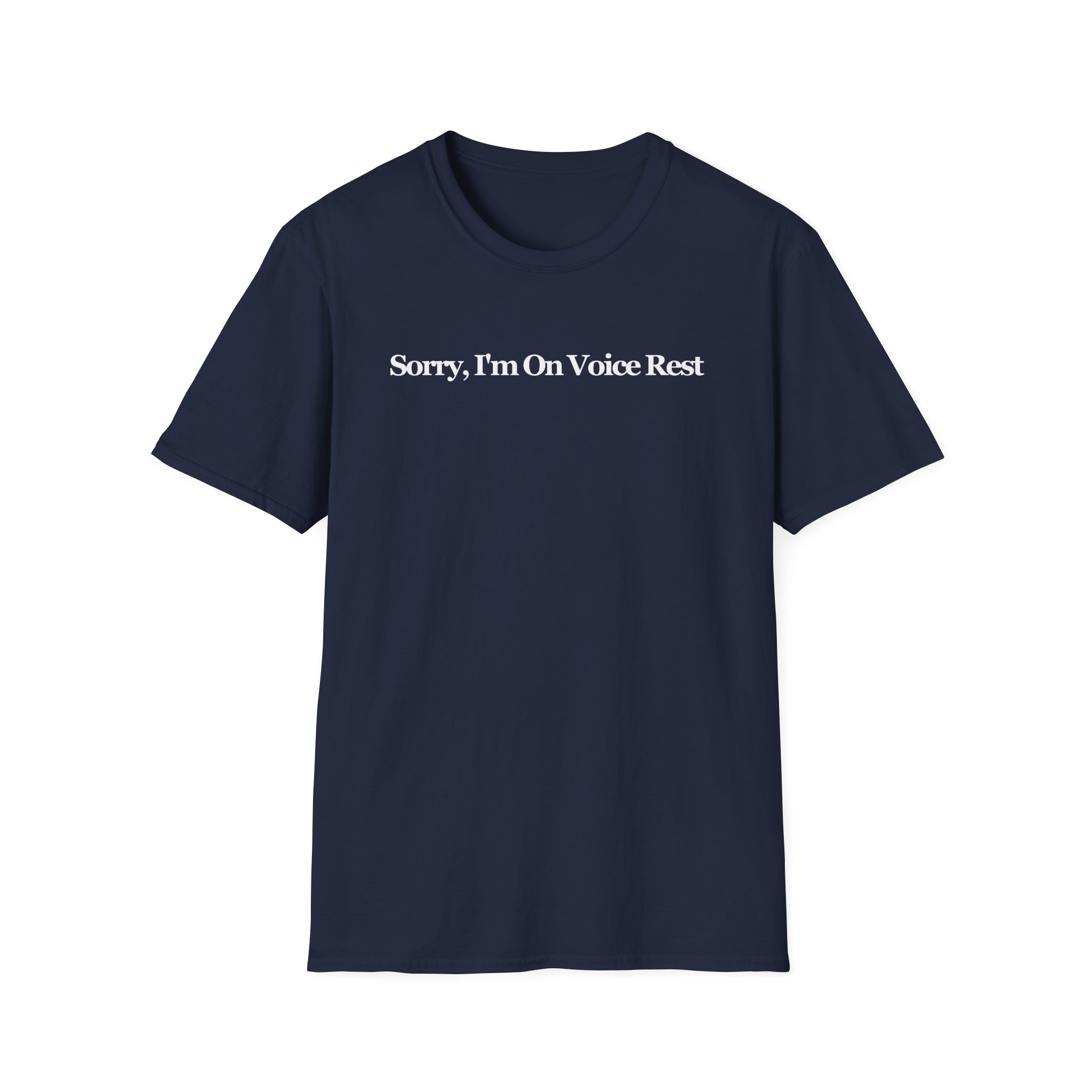 Giggly Squad Sorry I'm on Voice Rest Unisex Softstyle T-Shirt - Image 17