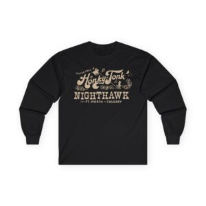 Colter Wall Honky-tonk Nighthawk Unisex Ultra Cotton Long Sleeve Tee