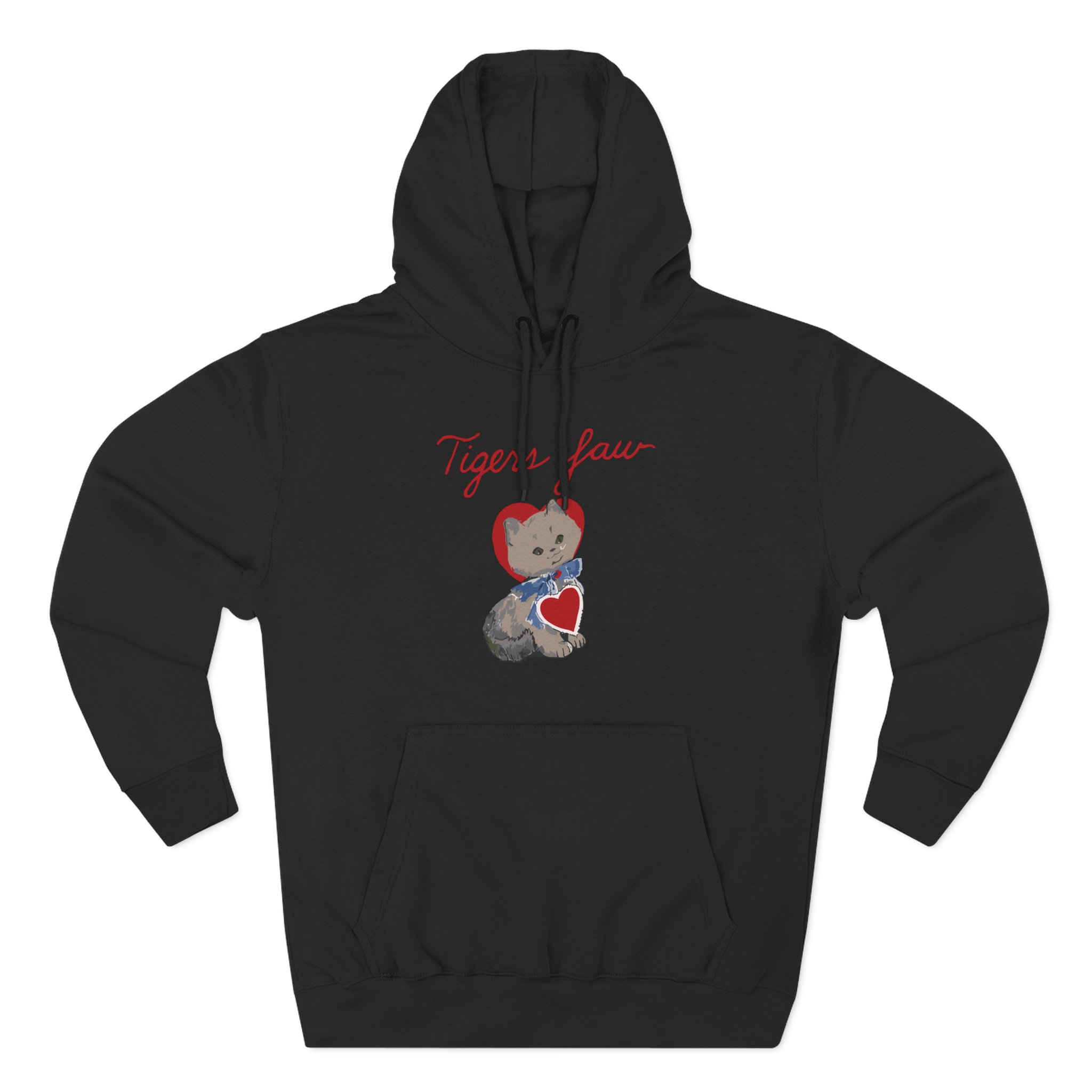 Tigers Jaw kitty baby Three-Panel Fleece Hoodie - Image 7