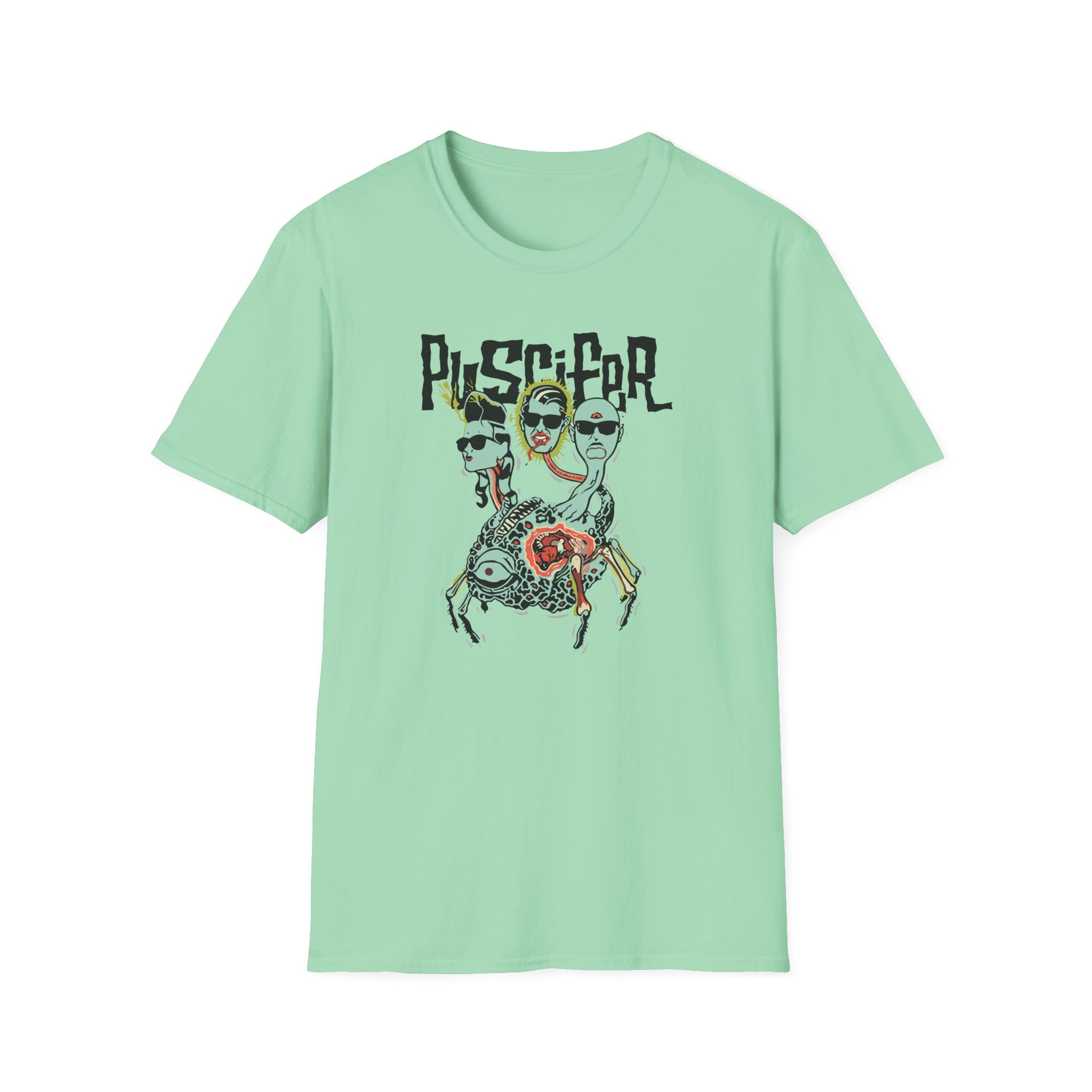 Puscifer Global Probing Unisex Softstyle T-Shirt - Image 13